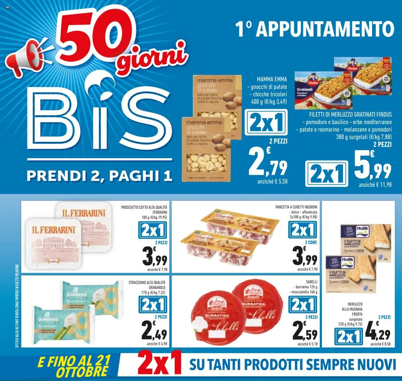 Volantino Conad del 27.08.2025 | Pagina: 2 | Prodotti: Rosmarino, Patate, Prosciutto, Stracciatella