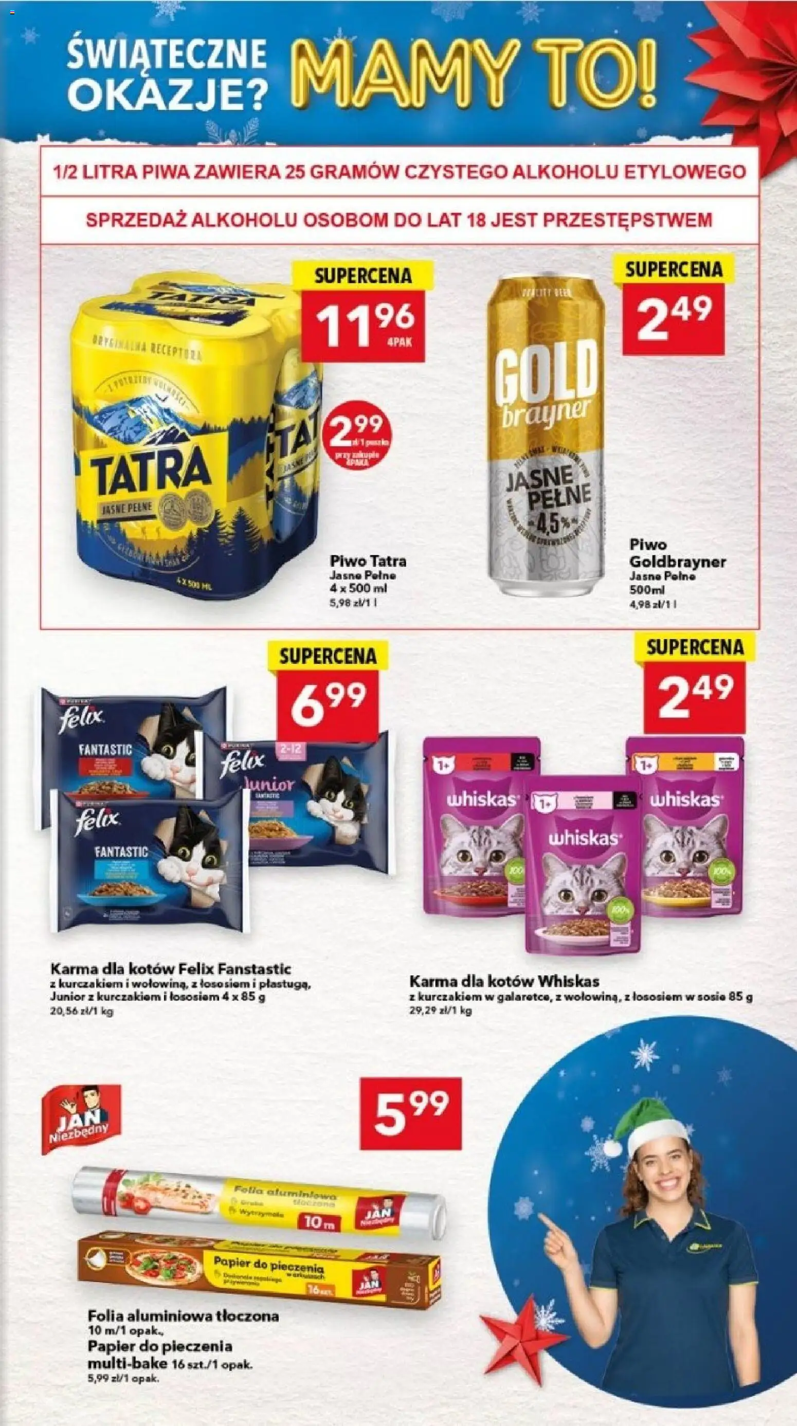 Lewiatan gazetka - Lublin od 04.12.2025 | Strona: 15 | Produkty: Papier do pieczenia, Karma dla kotów, Piwo