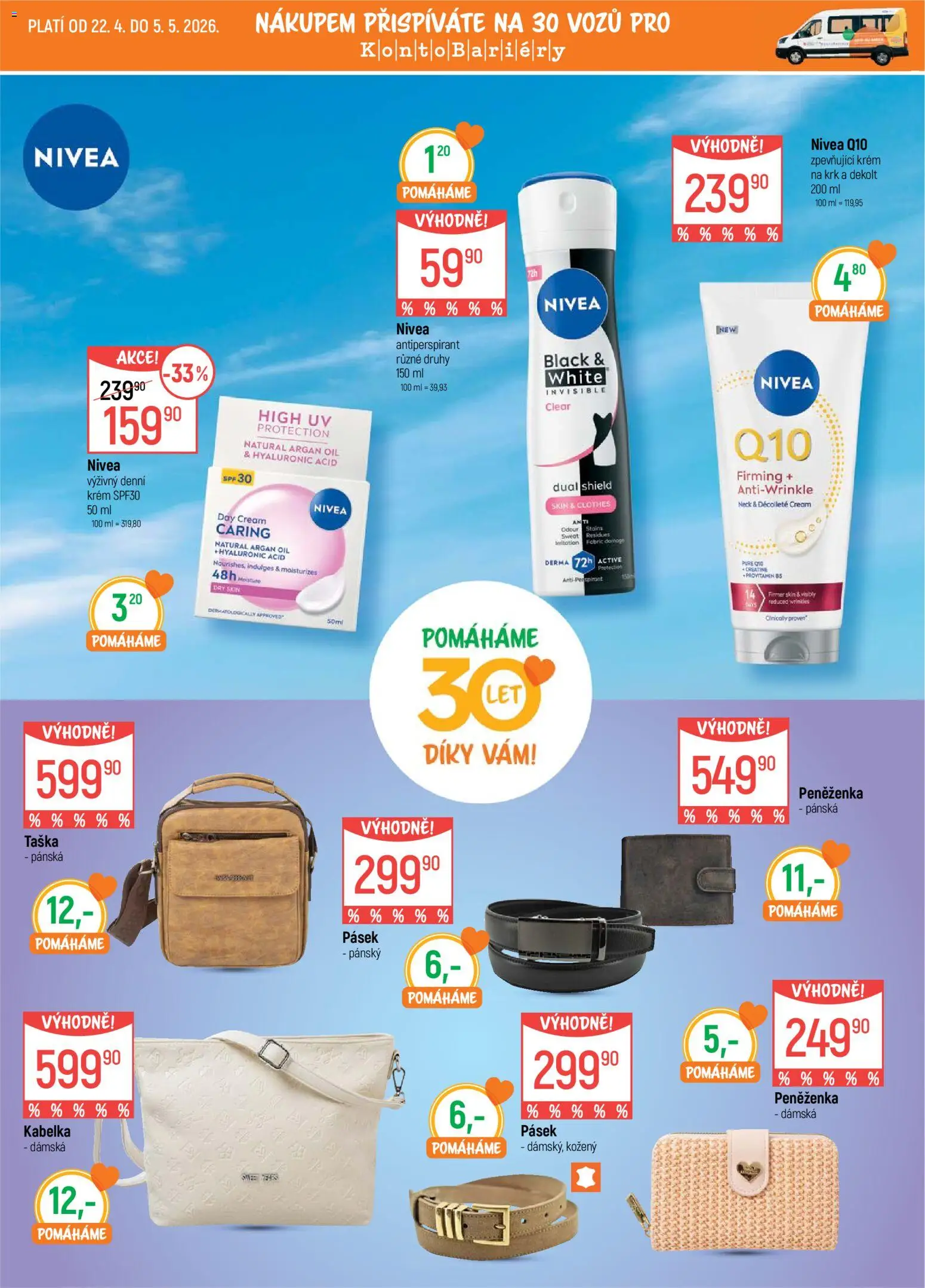 Globus leták - Praha Černý Most od 22.04.2026 | Strana: 5 | Produkty: Antiperspirant, Kabelka, Peněženka, Krém