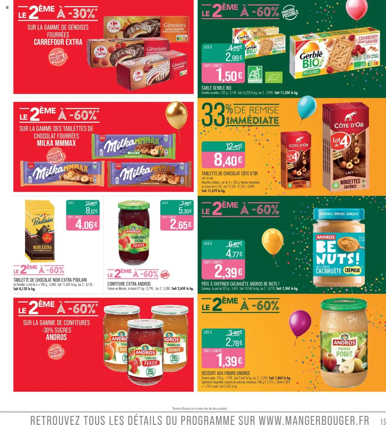  | Page: 15 | Produits: Framboise, Orange, Poire, Noisettes