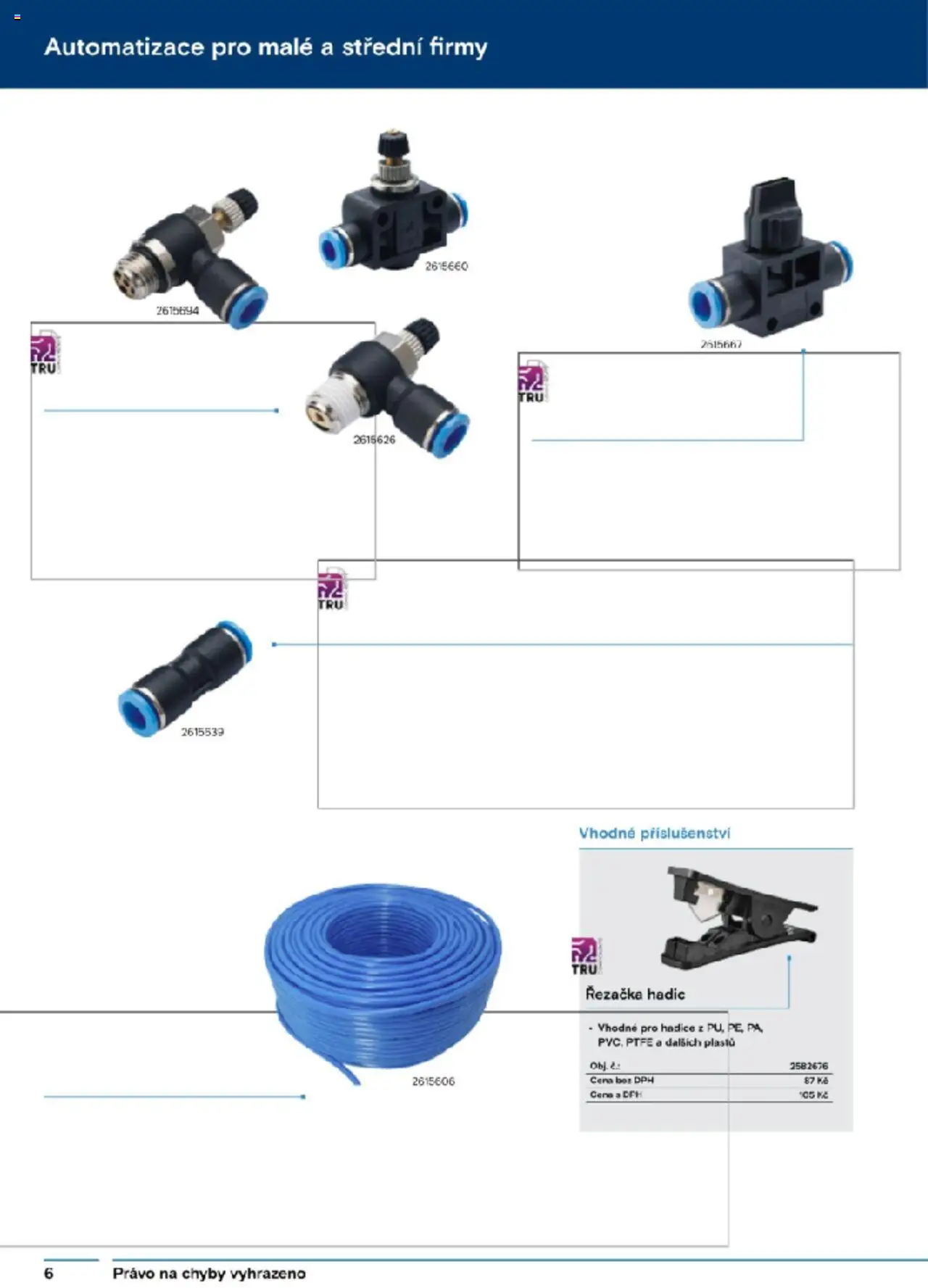 Conrad leták - Zautomatizujte si cestu k úspěchu od 07.03.2025 | Strana: 6 | Produkty: Řezačka, Hadice