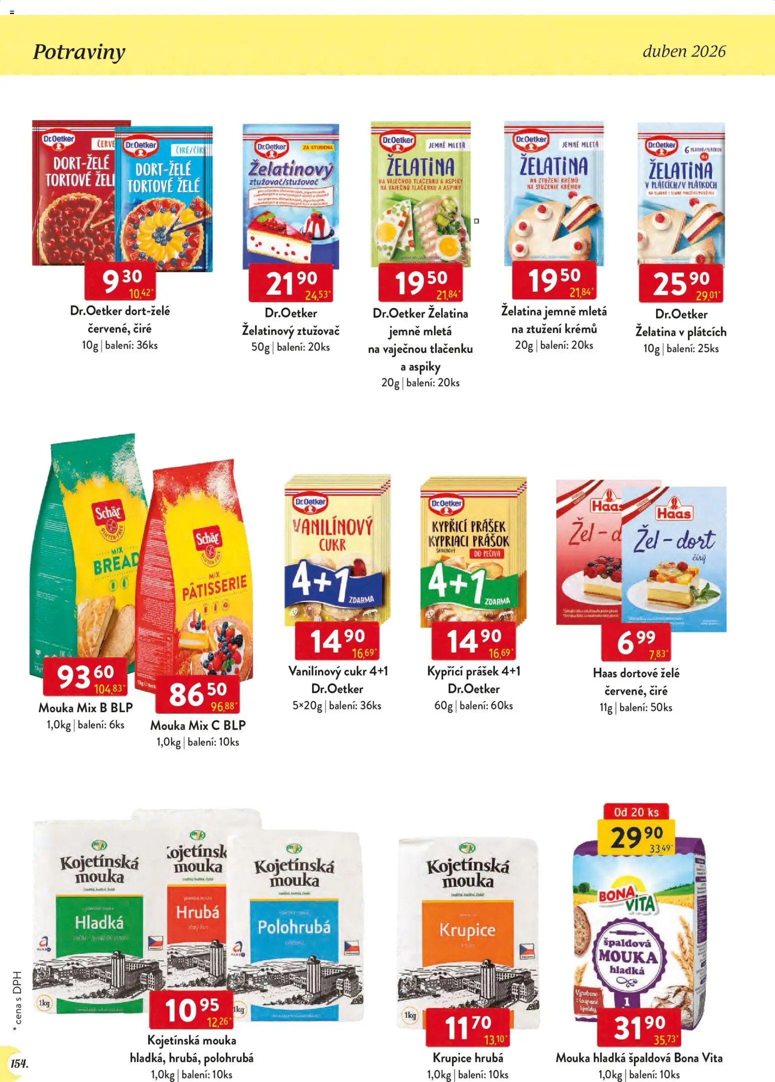 Astur & Qanto leták - Velkoobchod 04/2026 od 01.04.2026 | Strana: 154 | Produkty: Cukr, Potraviny, Dort, Špaldová mouka