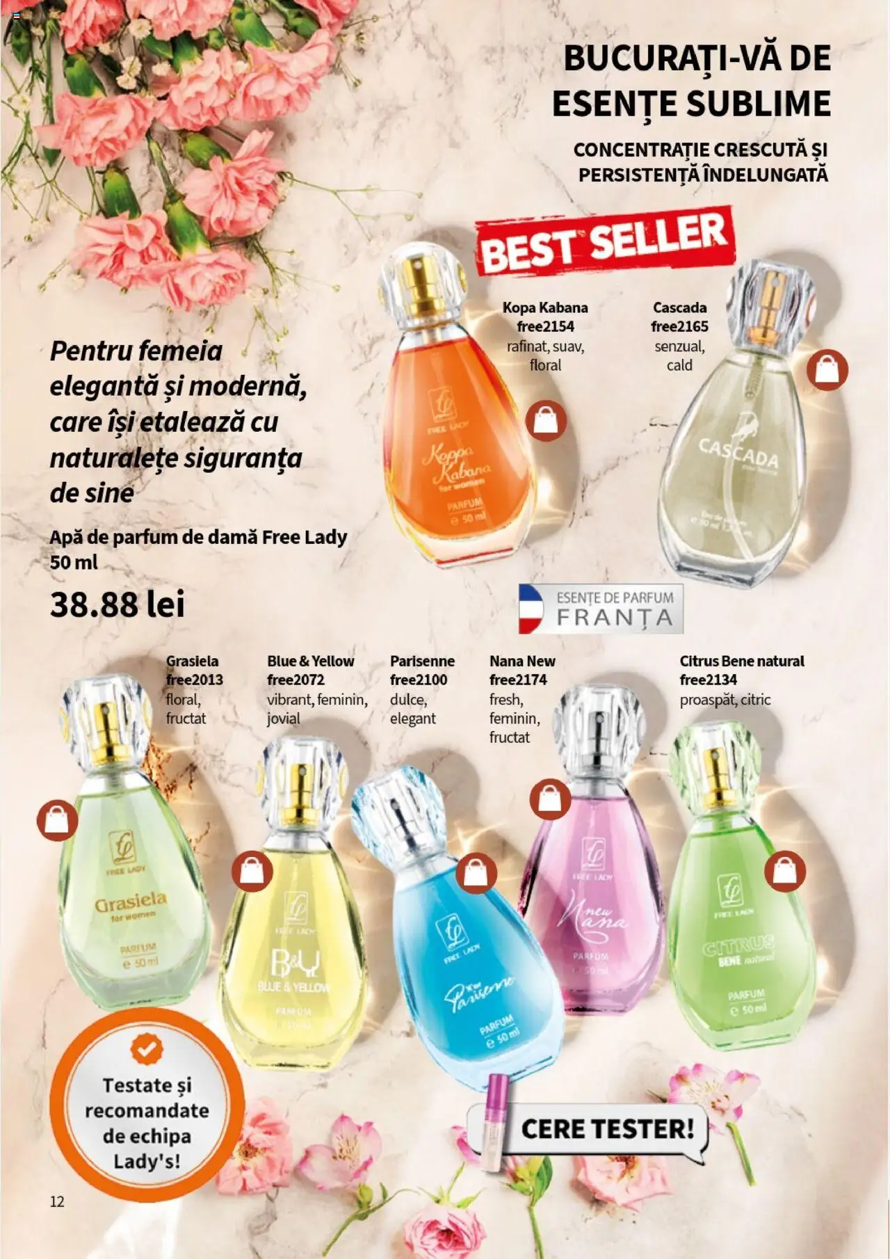 Catalog Lady’s – valabil de la 01.08.2025 | Pagină: 12 | Produse: Apă de parfum, Parfum, Apă