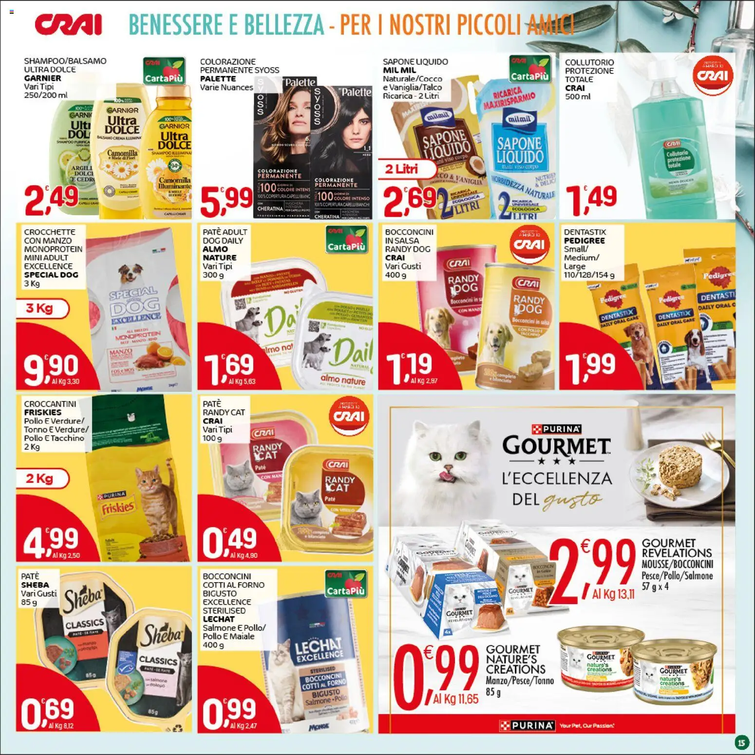 Volantino CRAI del 16.04.2026 | Pagina: 15 | Prodotti: Maiale, Patate, Tacchino, Forno