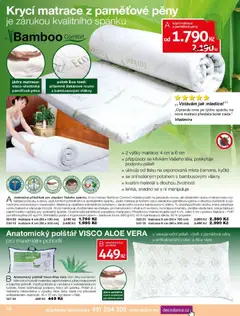 Náhled letáku Decodoma katalog od 10.11.2025 | Strana: 46 | Produkty: Polštáře, Aloe vera, Matrace, Polštář