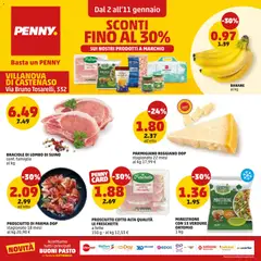 Anteprima del volantino PENNY Villanova catalogo valido a partire dal 02.01.2026