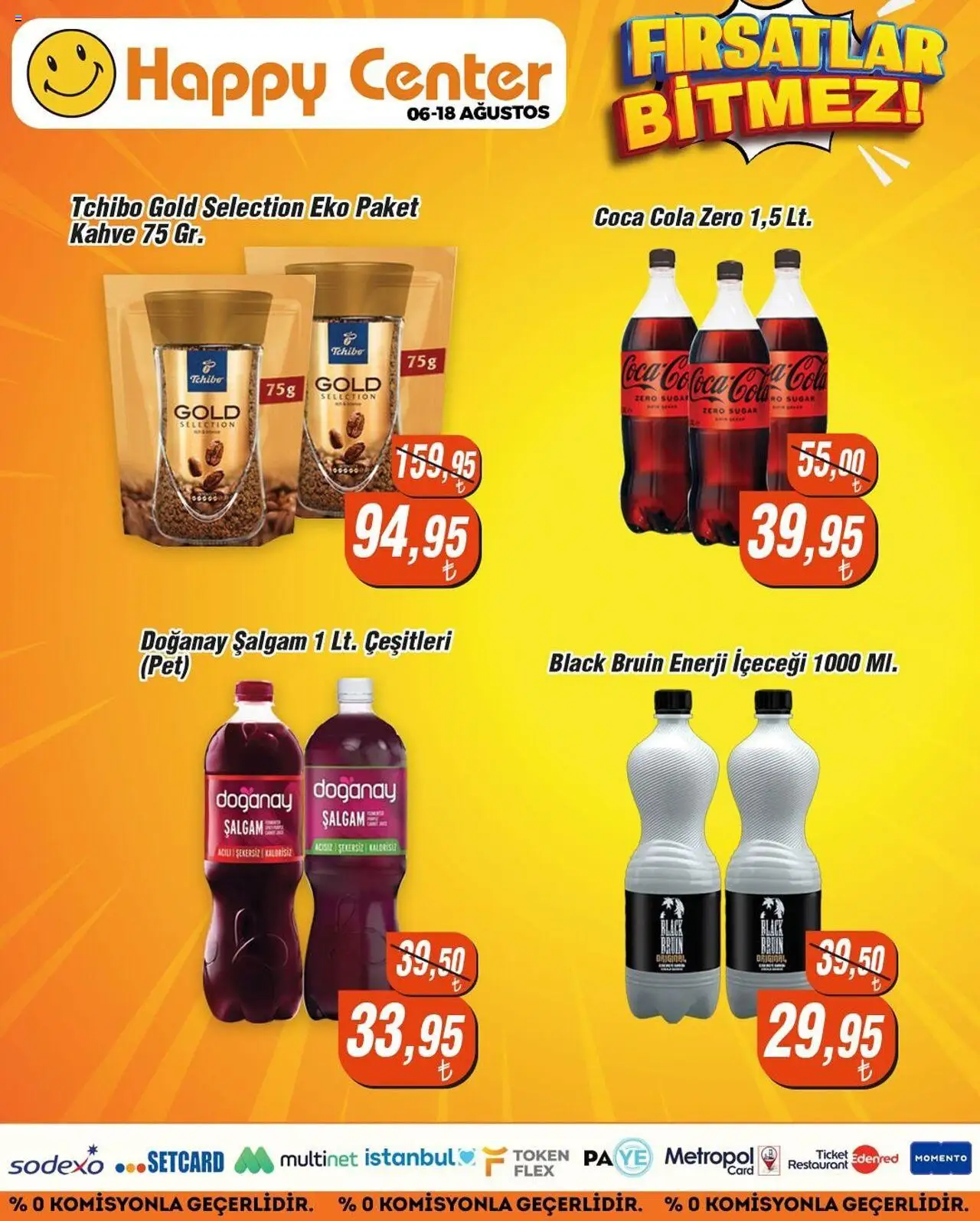 Happy Center Katalog - 06.08.2025 tarihinden itibaren geçerlidir | Sayfa: 24 | Ürünler: Şalgam, Kahve, Enerji içeceği