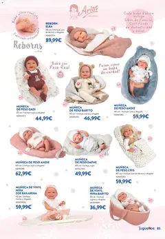 Vista previa Juguettos catálogo Navidad válido desde el 27.10.2025 | Página: 85 | Productos: Muñeca, Saco de dormir, Manta, Cuna