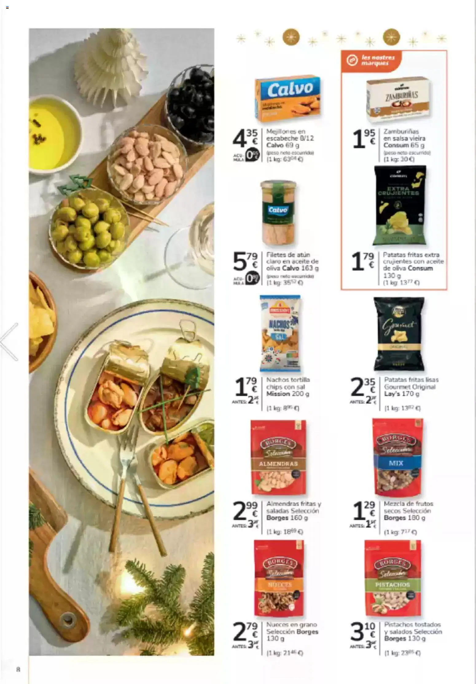 Consum folleto │ válido desde el 18.12.2025 | Página: 8 | Productos: Καλτσάκια μισά, Aceite, Aceite de oliva