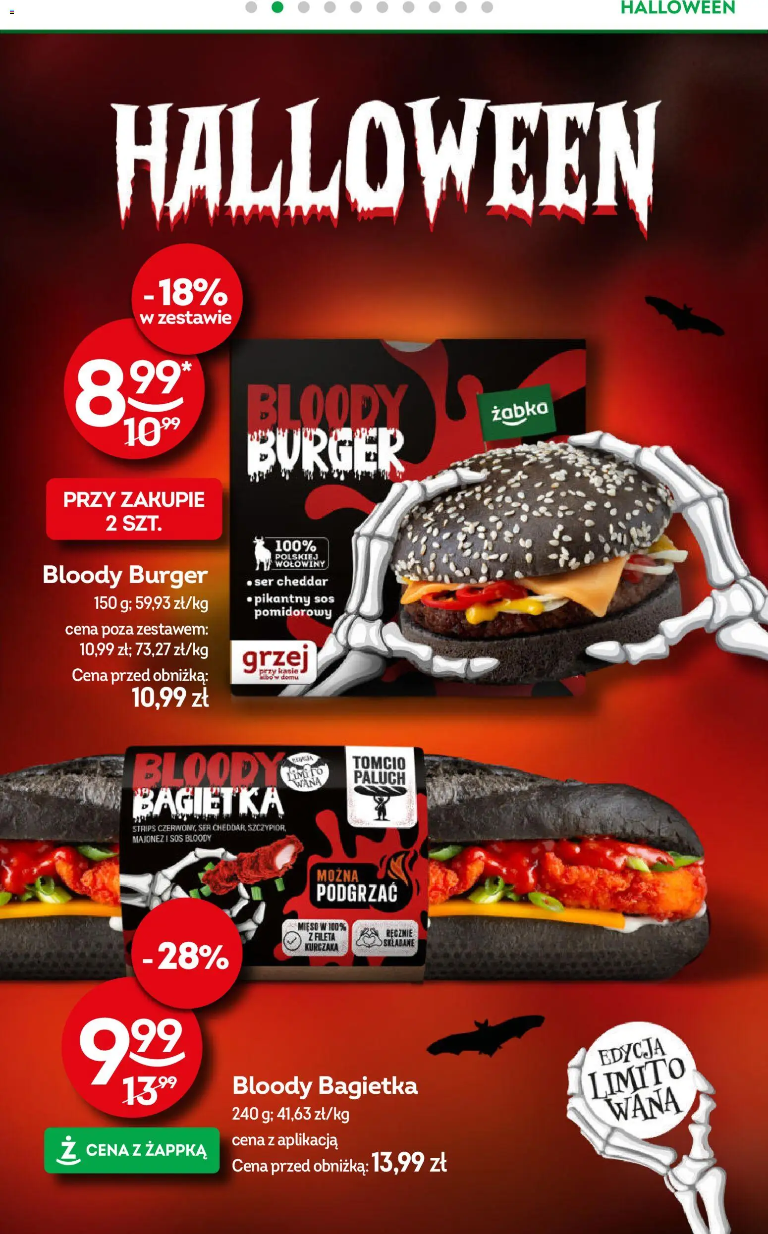 Żabka Gazetka od 22.10.2025 | Strona: 5 | Produkty: Mięso, Bagietka, Ser, Cheddar