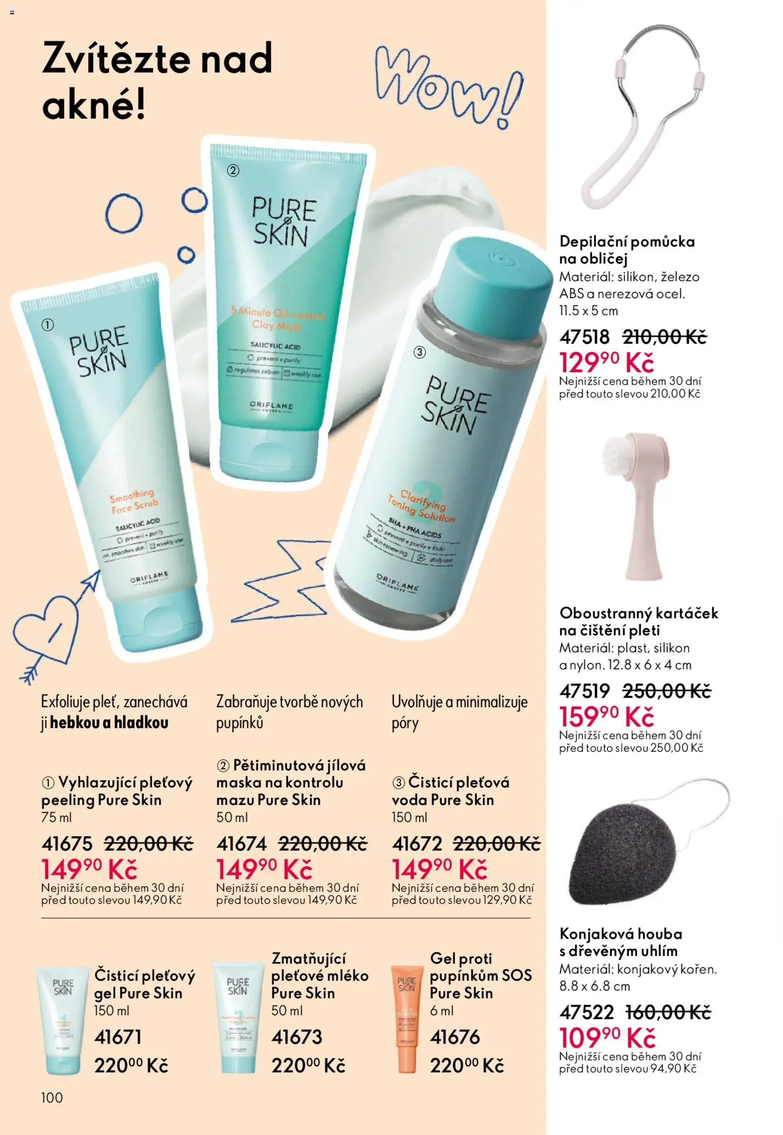 Oriflame katalog č. 06/2026 od 15.04.2026 | Strana: 100 | Produkty: Voda, Silikon, Maska, Peeling