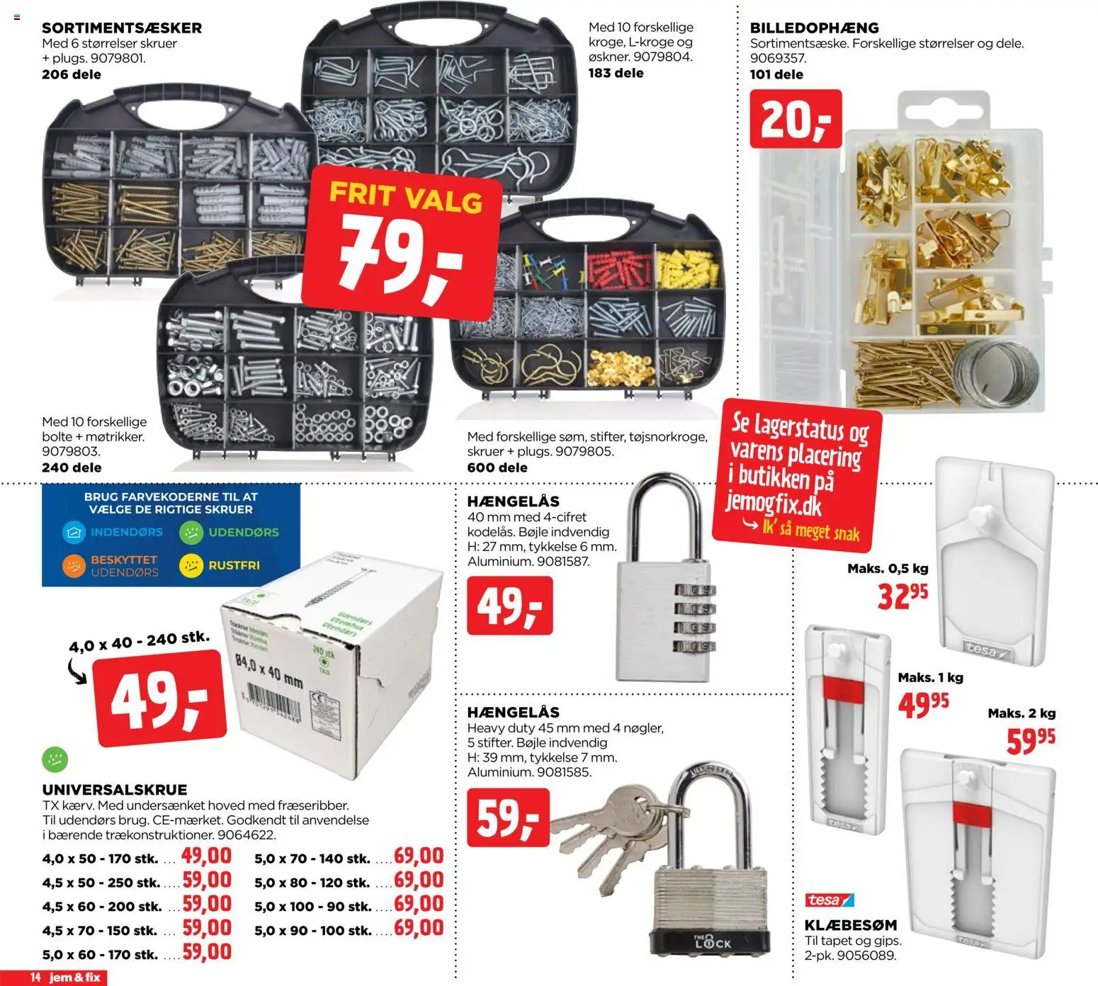 Jem & fix tilbudsavis – gyldig fra 08.11.2025 | Side: 14 | Produkter: Bøjle