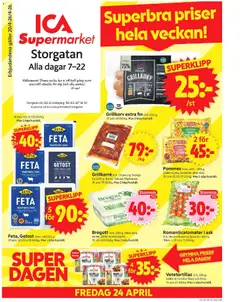 ICA Supermarket - Linköping - Förhandsvisning av reklamblad från butik ICA Supermarket aktuell från 20.04.2026