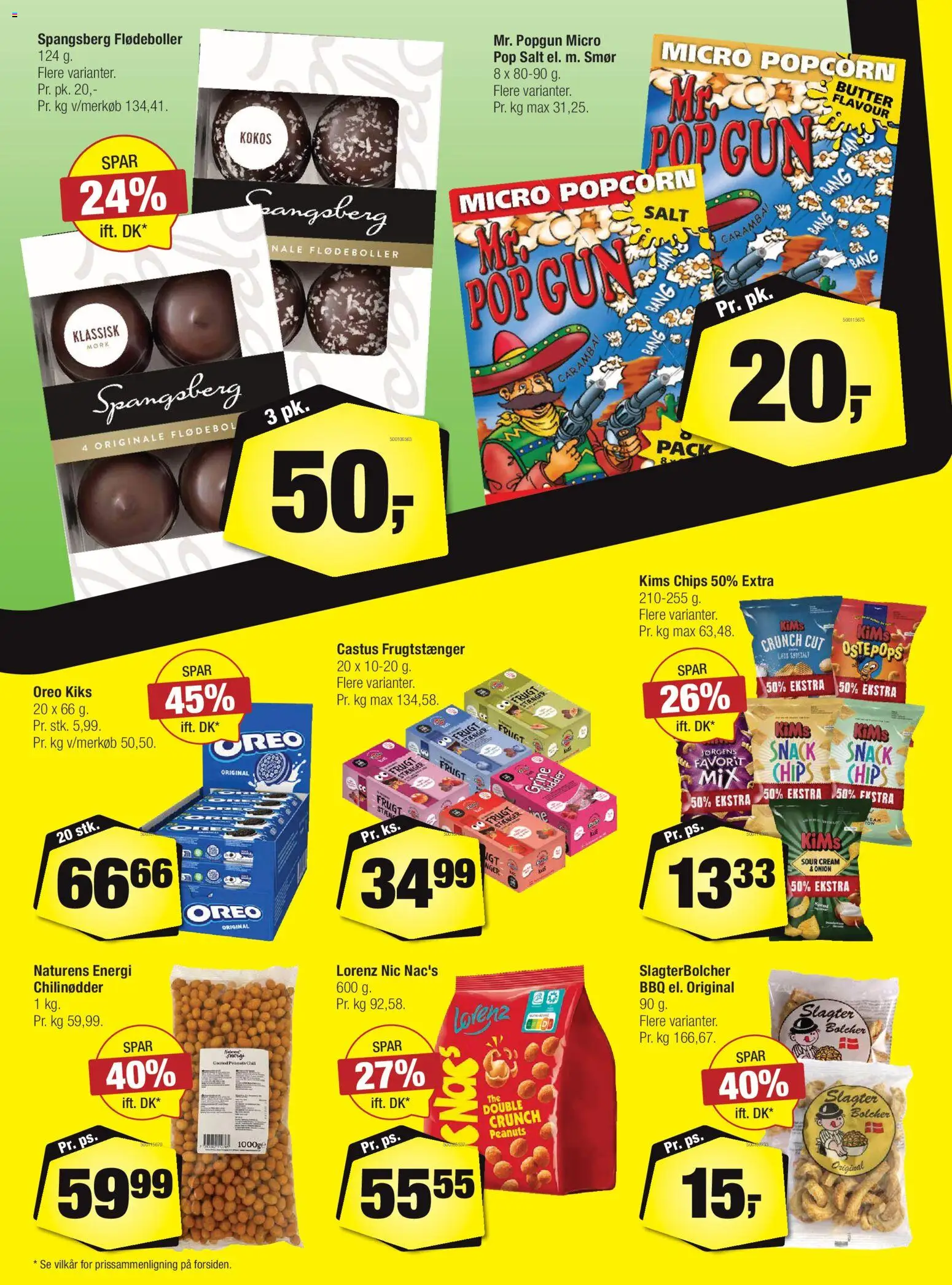 Calle tilbudsavis – gyldig fra 08.04.2026 | Side: 10 | Produkter: Smør, Peanuts, Flødeboller, Popcorn