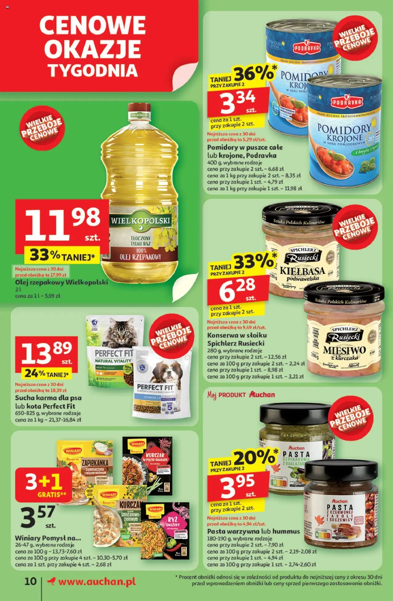 Auchan Gazetka od 05.06.2025 | Strona: 12 | Produkty: Bakłażan, Olej rzepakowy, Hummus, Olej