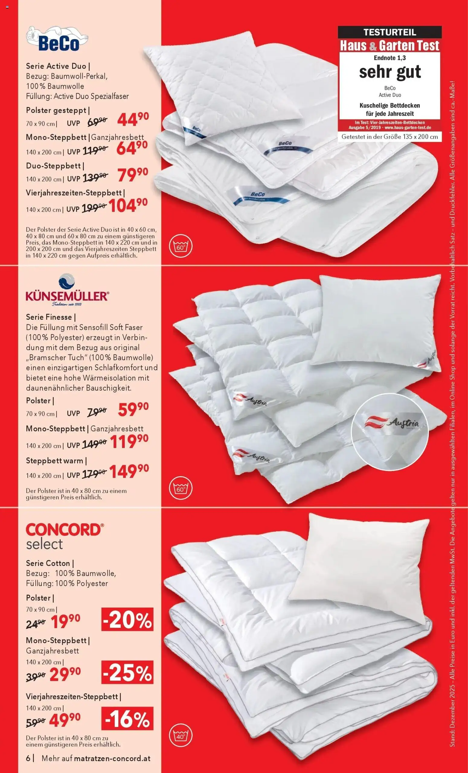 Matratzen Concord Liezen gültig ab 27.12.2025 | Seite: 6