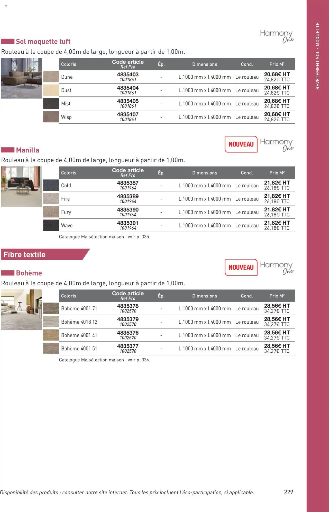  | Page: 229 | Produits: Rouleau