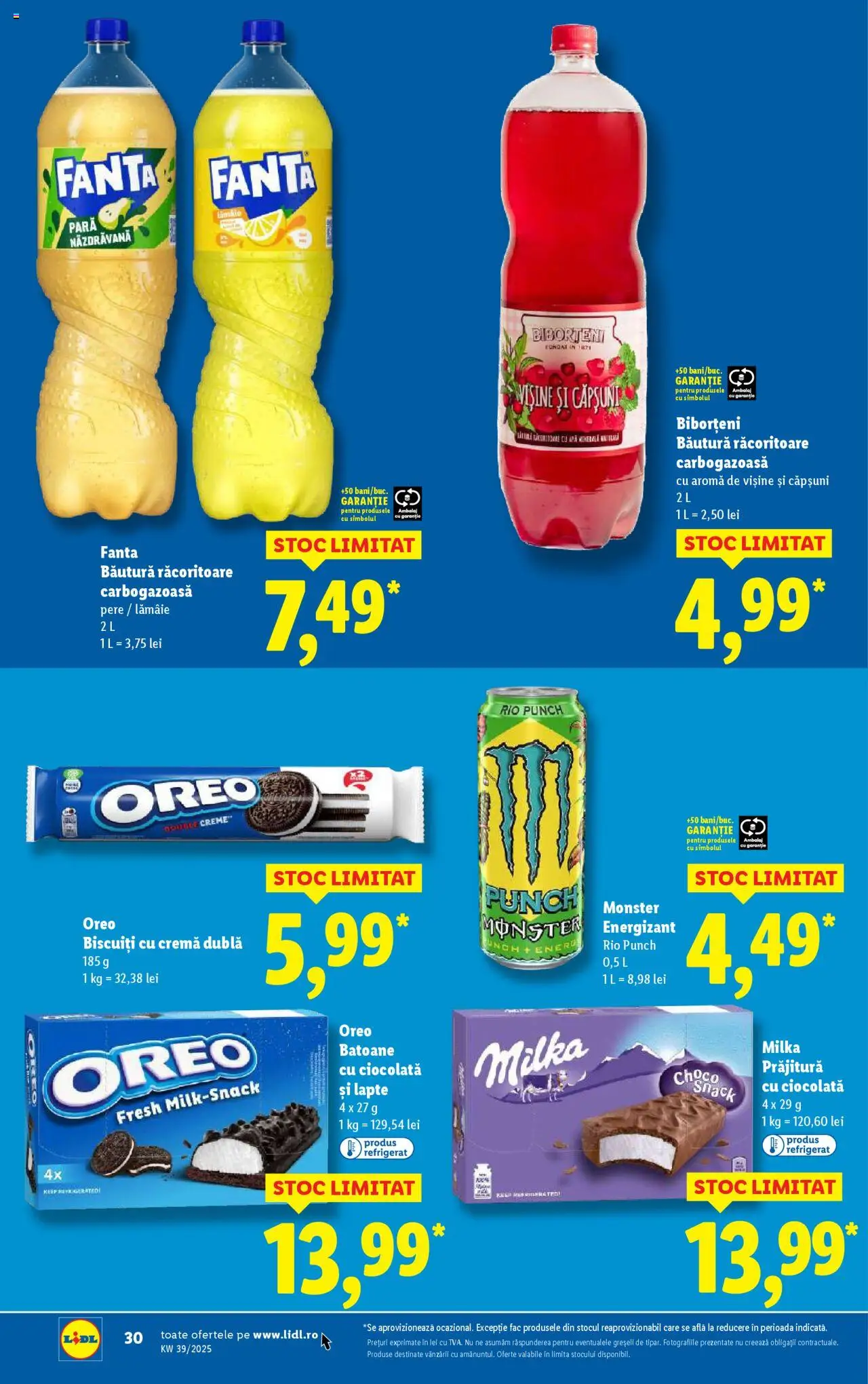 Noul catalog Lidl – valabil de la 22.09.2025 | Pagină: 30 | Produse: Prăjitură, Ciocolată, Căpșuni, Lămâie