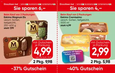 Spar Gutscheinheft ab 16.04.2026 gültig | Seite: 7 | Produkte: Eis