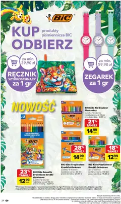 Carrefour - Gazetka Szkoła nowy sezon od 28.07.2025 | Strona: 24 | Produkty: Zegarek, Pudełko