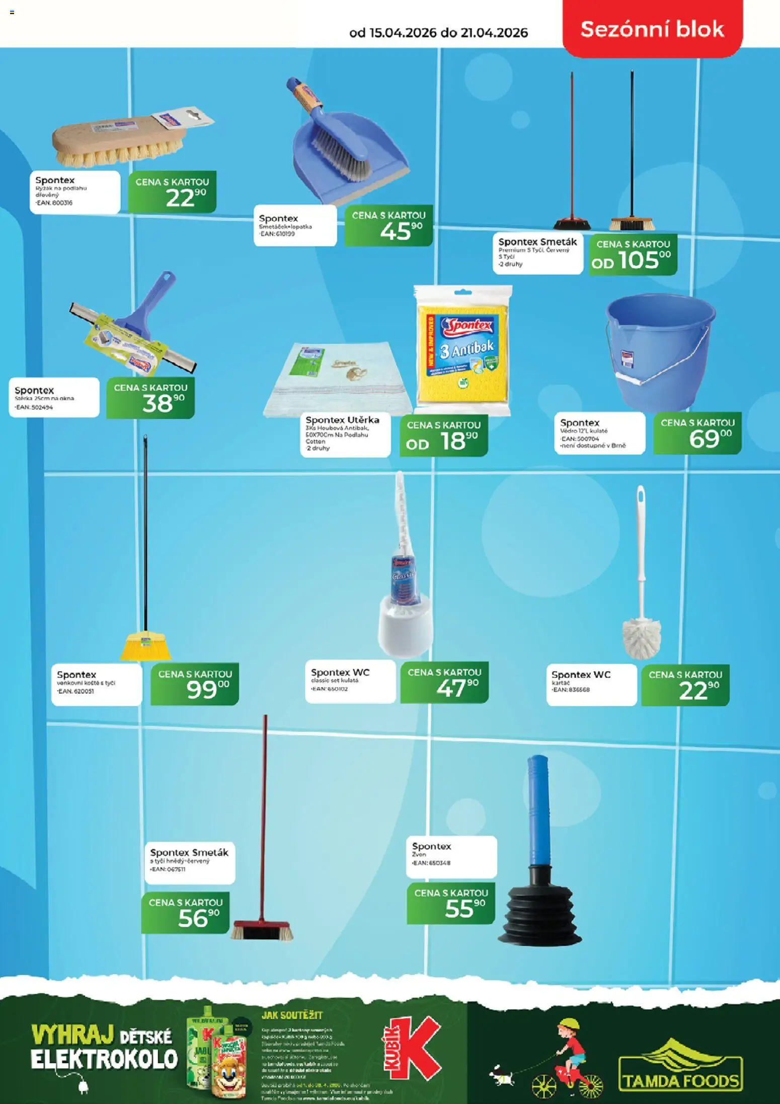 Tamda Foods leták od 15.04.2026 | Strana: 11 | Produkty: Blok, Elektrokolo, Utěrka, Kartáč