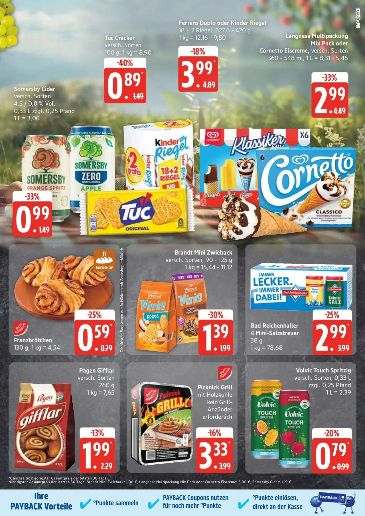 Edeka prospekt Großenwiehe	 - gültig ab dem 27.07.2025 | Seite: 13 | Produkte: Grill, Ofenfrische, Apple, Volvic
