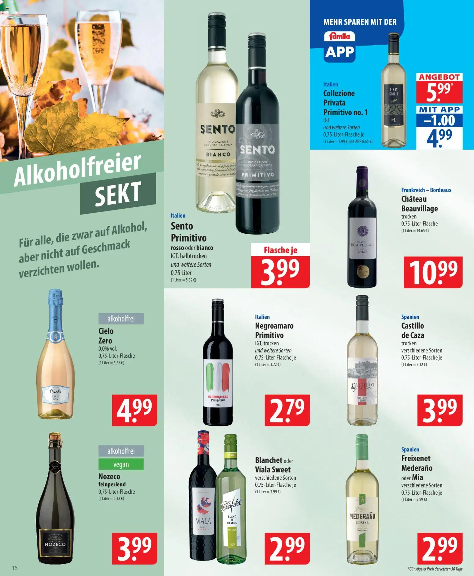 Famila Prospekt 	 – gültig ab 19.01.2026 | Seite: 16