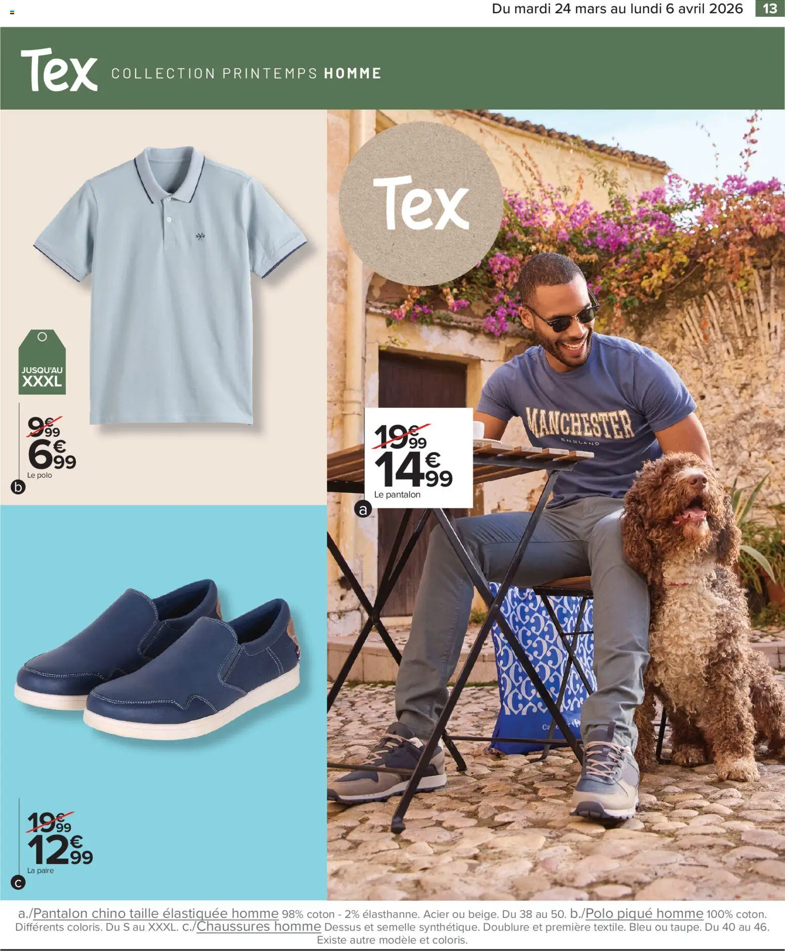 {H1} | Page: 13 | Produits: Polo, Coton, Pantalon