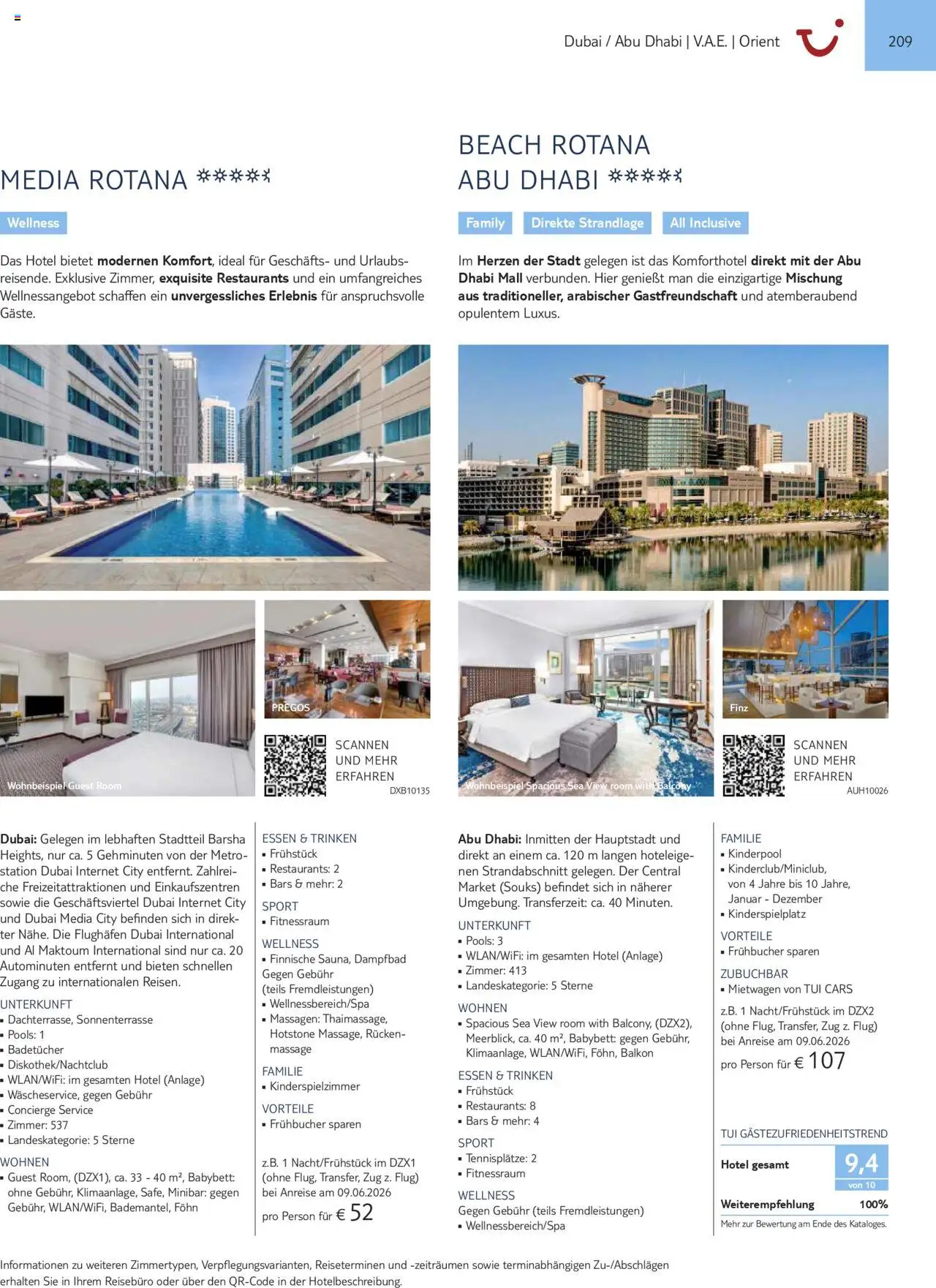 TUI Prospekt  Asien, Afrika, Orient & Indischer Ozean 2025/26 	 – gültig ab 01.11.2025 | Seite: 209 | Produkte: Babybett, Föhn