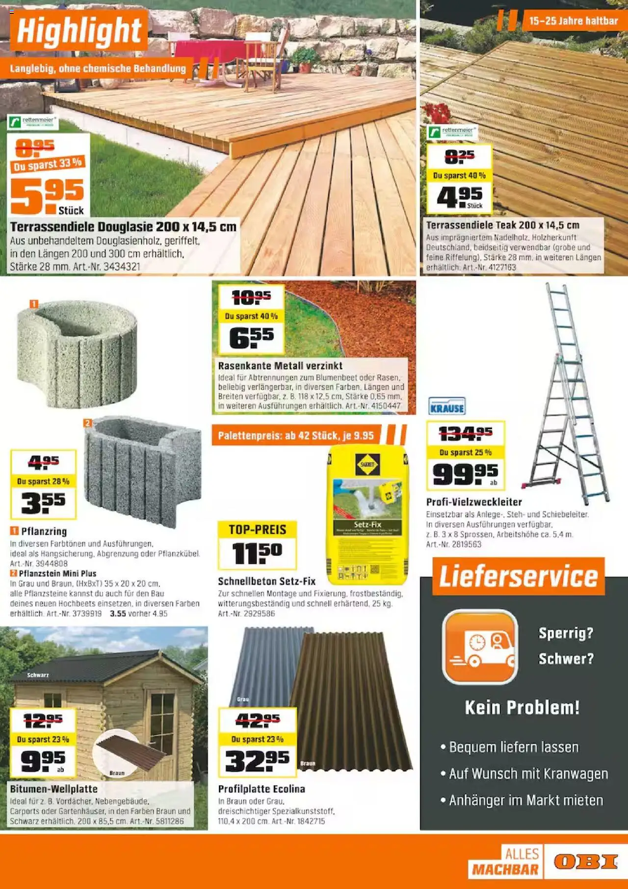 OBI Aktionen ab 24.08.2025 | Seite: 15