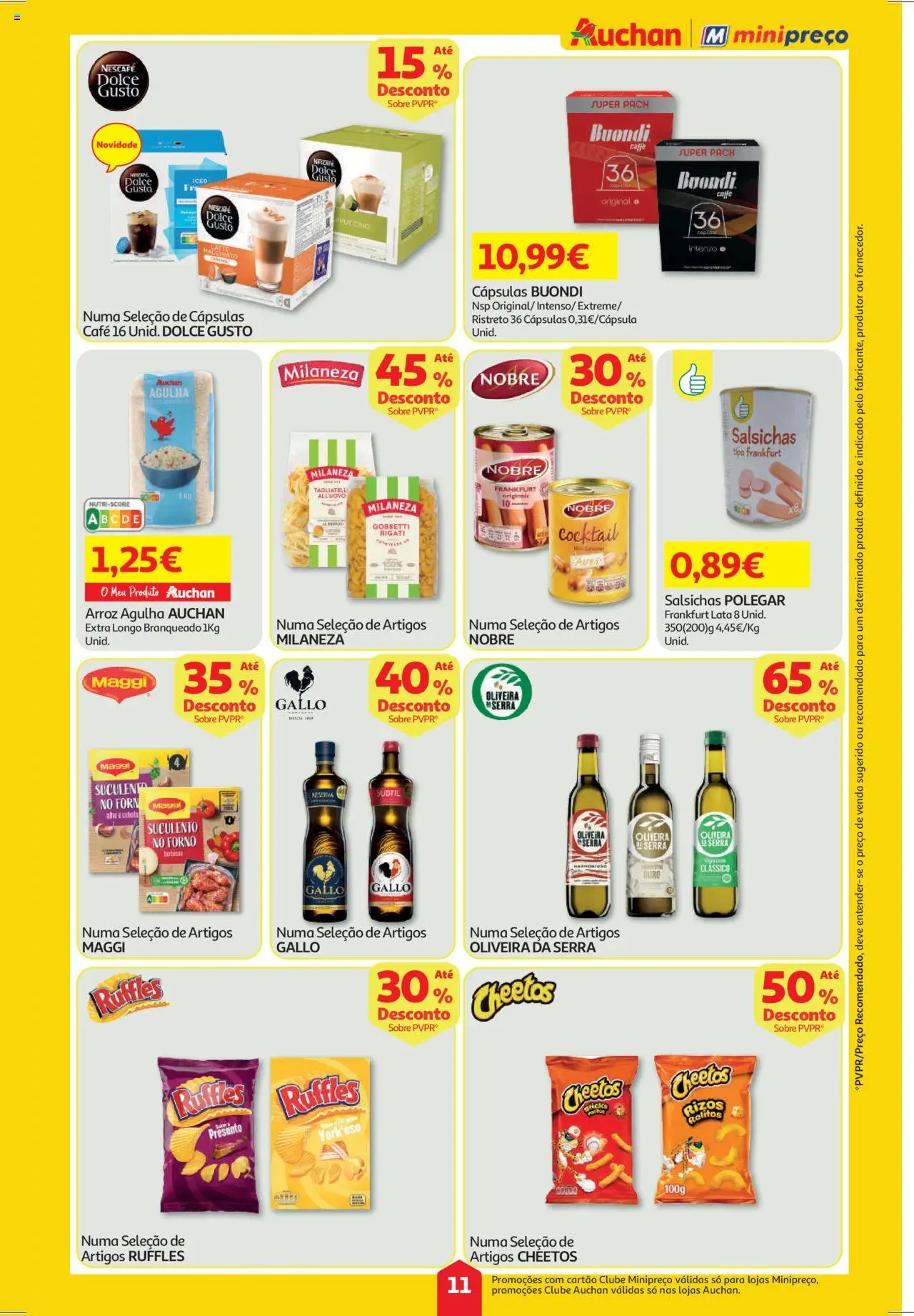 Auchan folheto │ válido de 21.08.2025 | Página: 11 | Produtos: Forno, Cebola, Café, Presunto