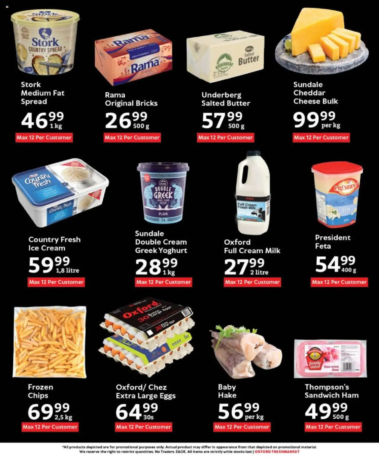 New Oxford Freshmarket catalogue – valid from 10.09.2025 | Page: 10 | Products: Butter, Cheese, Eggs, Ice cream