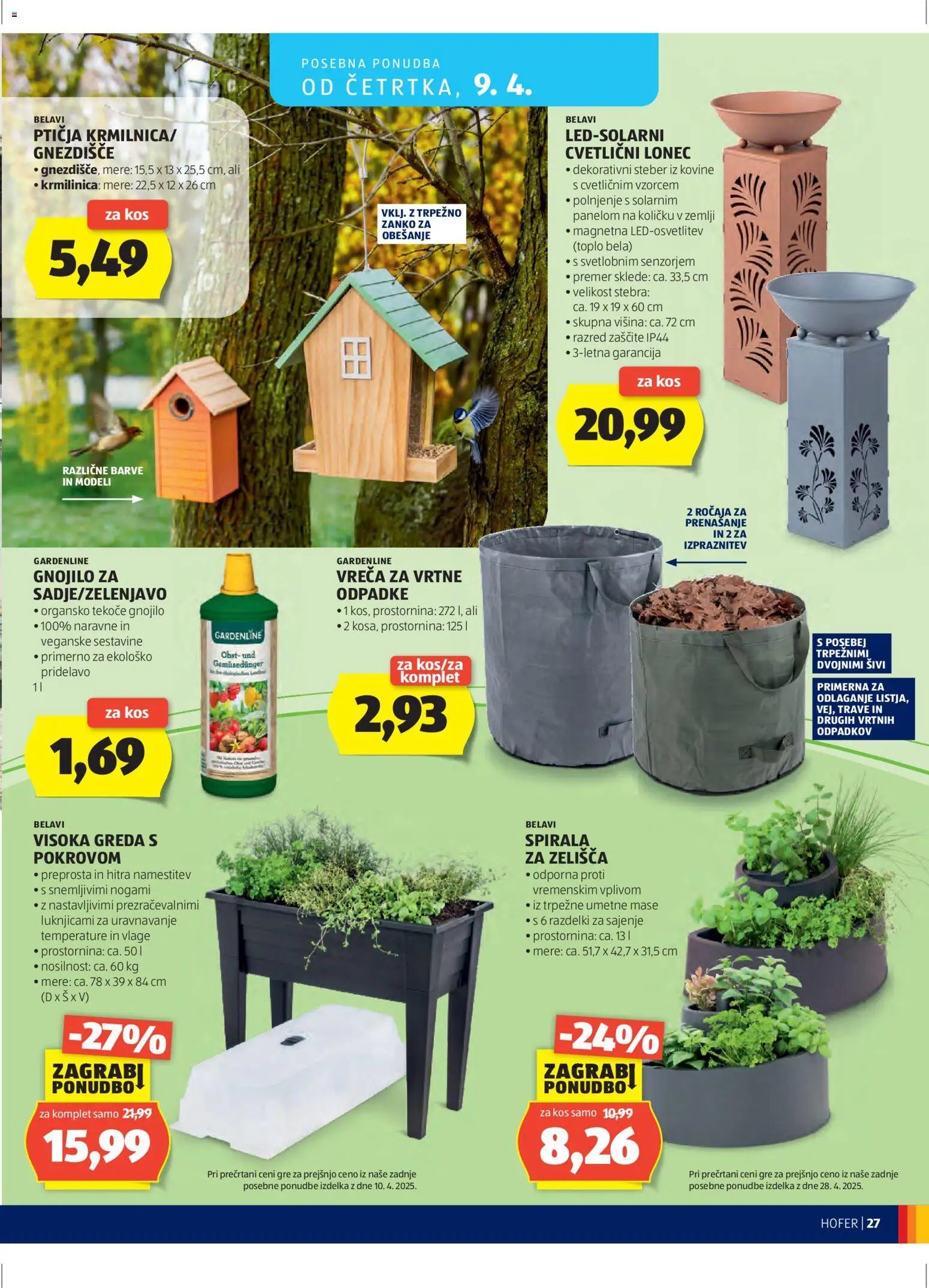 Hofer SI katalog | vrijedi od 01.04.2026 | Stranica: 27