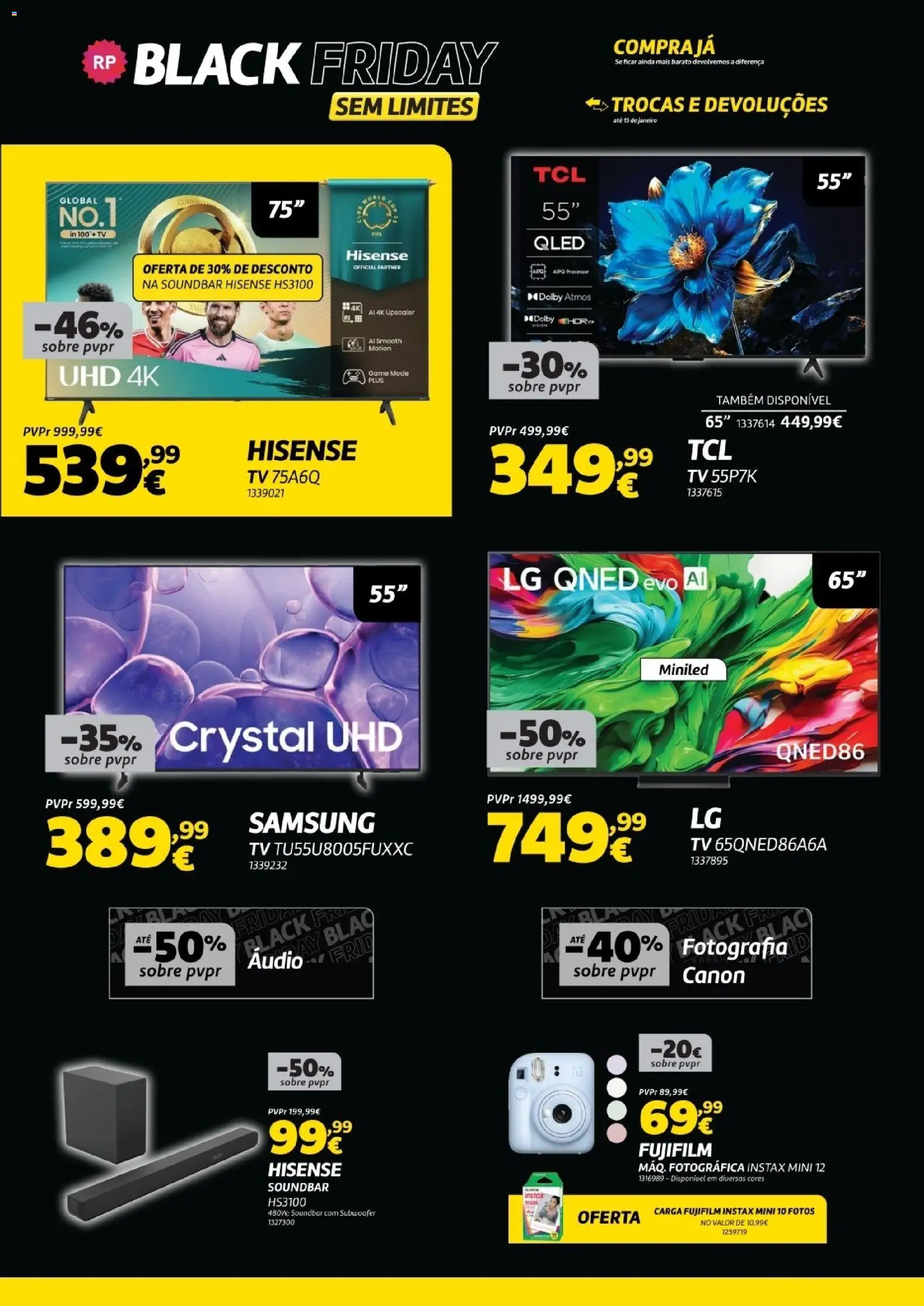 Radio Popular - Black Friday  │ válido de 08.11.2025 | Página: 5 | Produtos: Audio, Soundbar