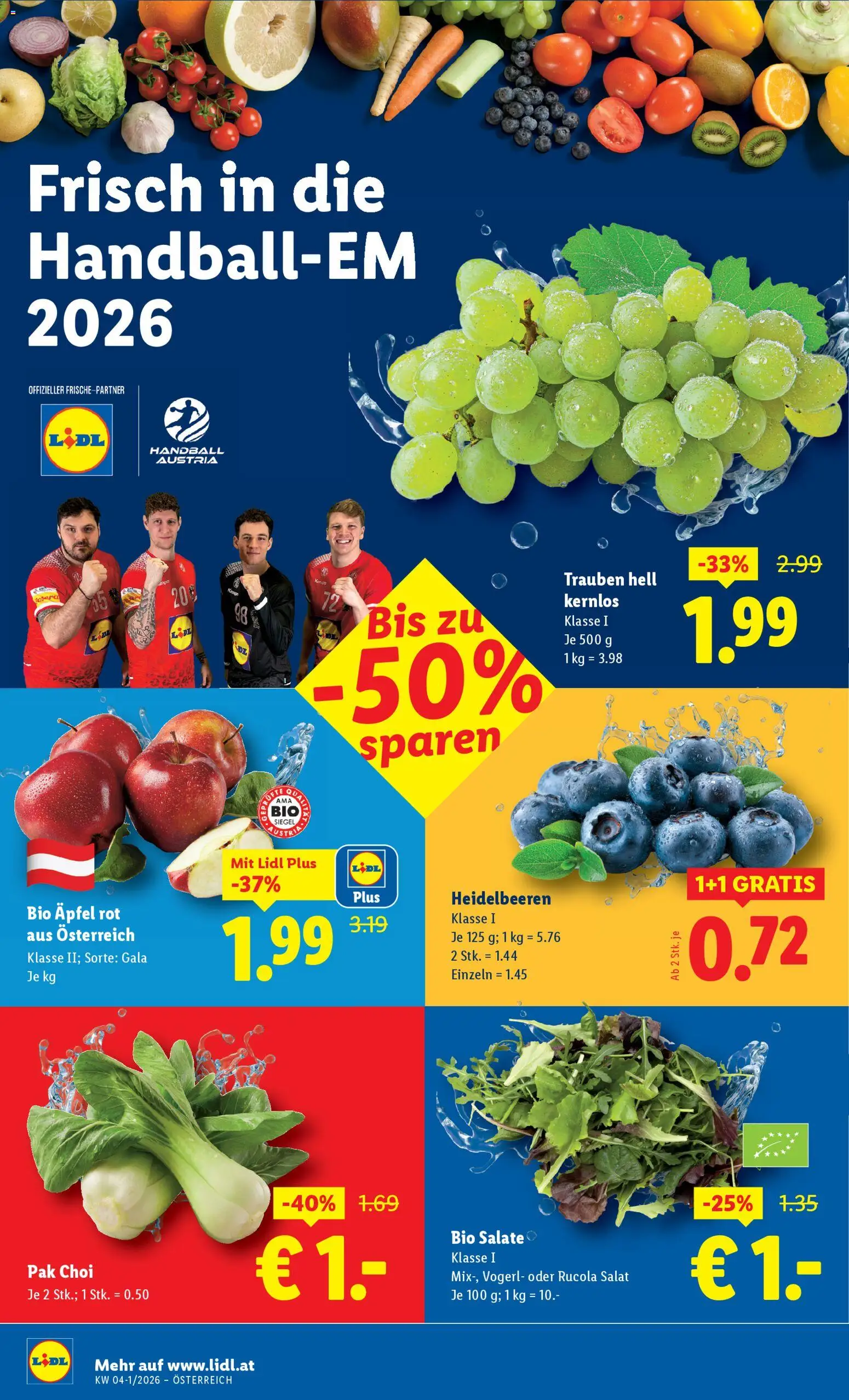 Lidl Wien, Graz, Linz gültig ab 15.01.2026 | Seite: 38 | Produkte: Salat, Äpfel