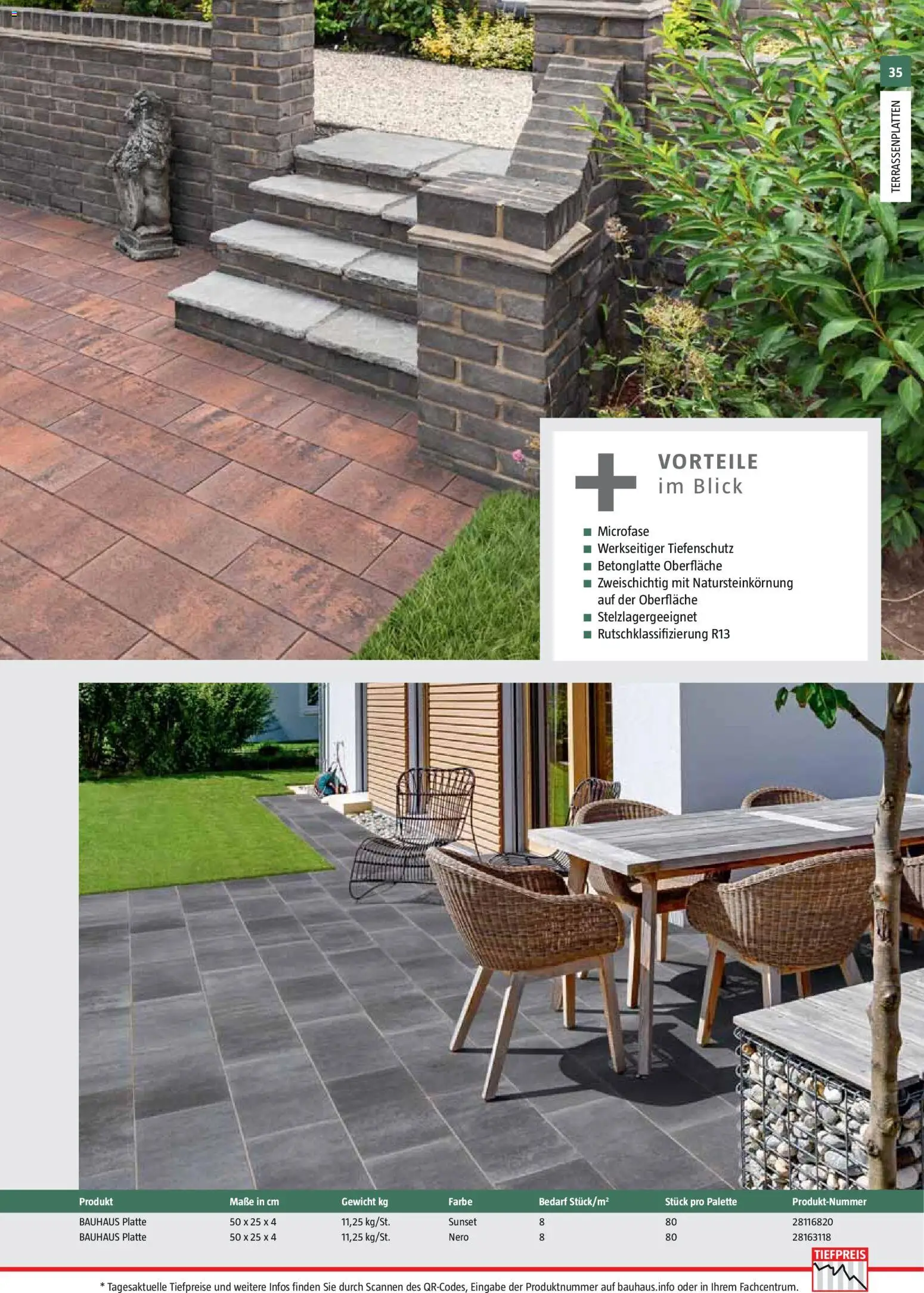 Bauhaus Gartenbaumaterialien gültig ab 01.04.2026 | Seite: 35 | Produkte: Gewicht