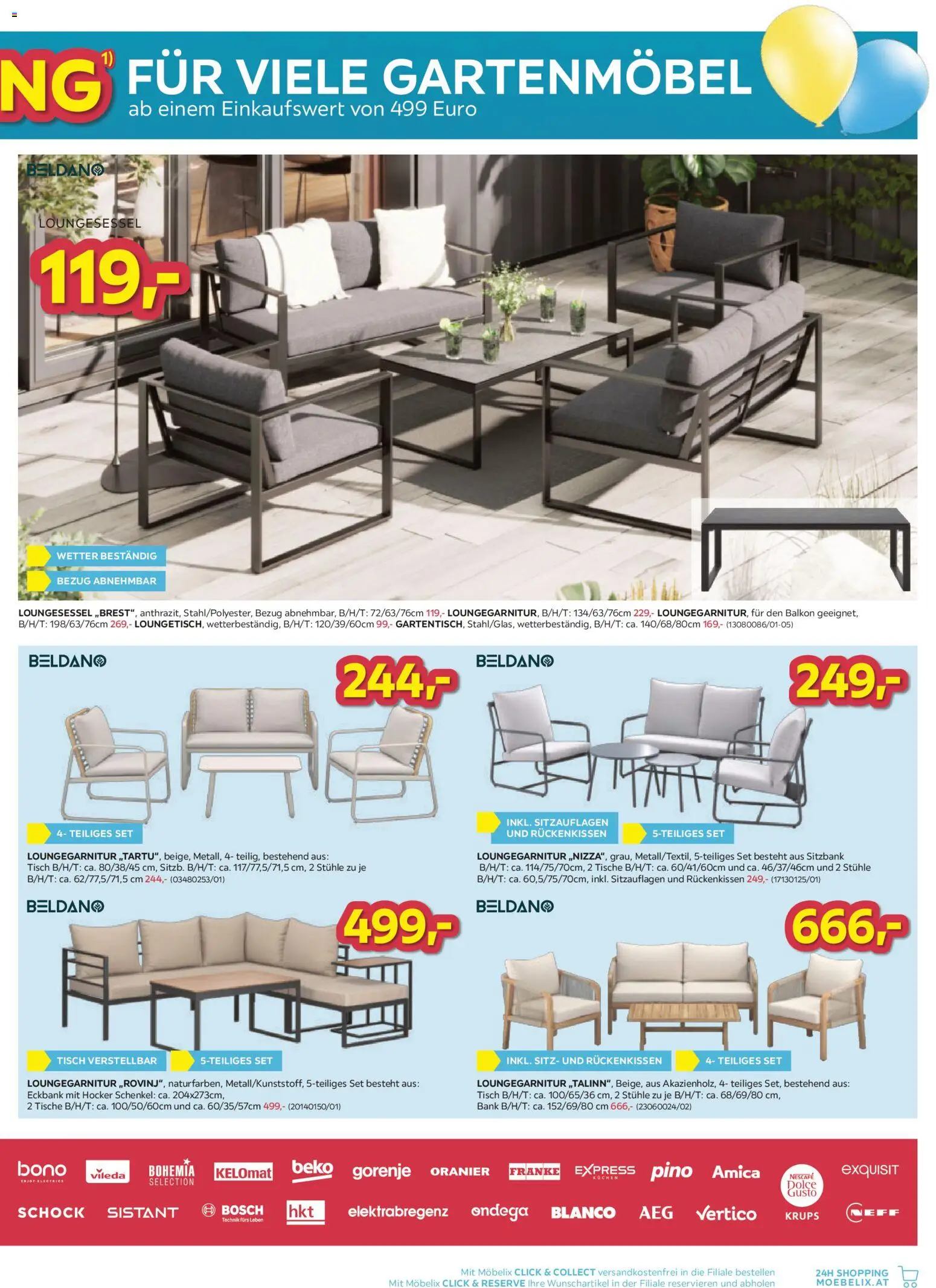 Möbelix Angebote gültig ab 10.03.2026 | Seite: 11 | Produkte: Tisch, Gartenmöbel