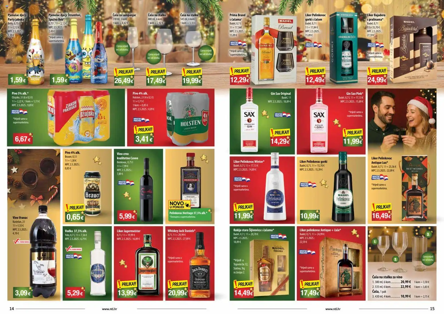 NTL katalog | vrijedi od 24.12.2025 | Stranica: 8 | Proizvodi: Pelinkovac, Pivo, Liker, Jabuka