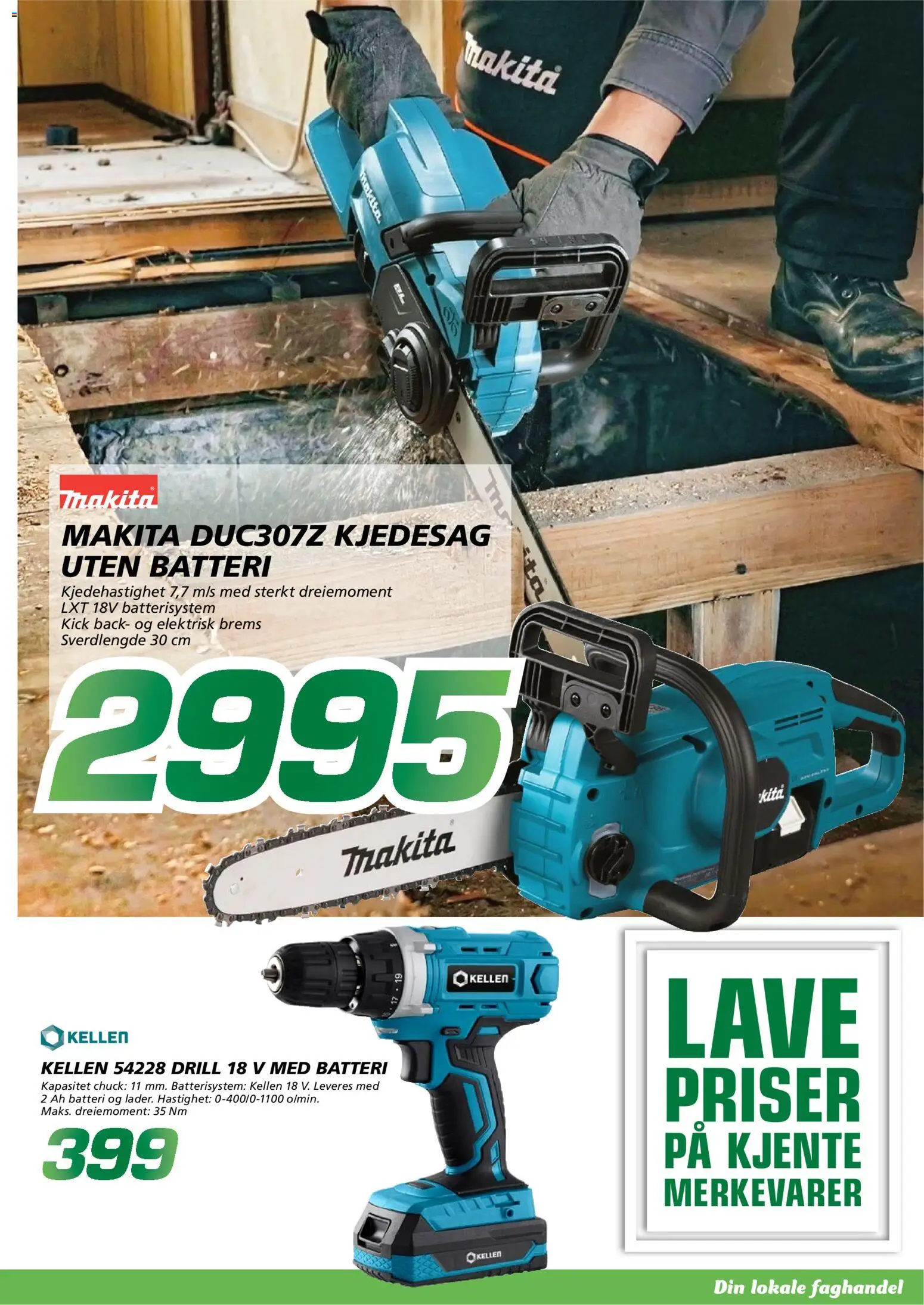 {H1} | Side: 7 | Produkter: Drill, Batteri