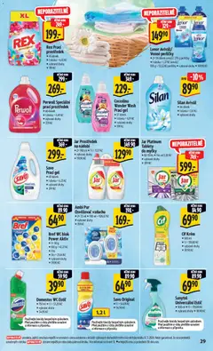 Náhled letáku Albert leták - Hypermarket od 07.04.2026 | Strana: 39 | Produkty: Wc blok, Coccolino, Savo prací gel, Wc čistič