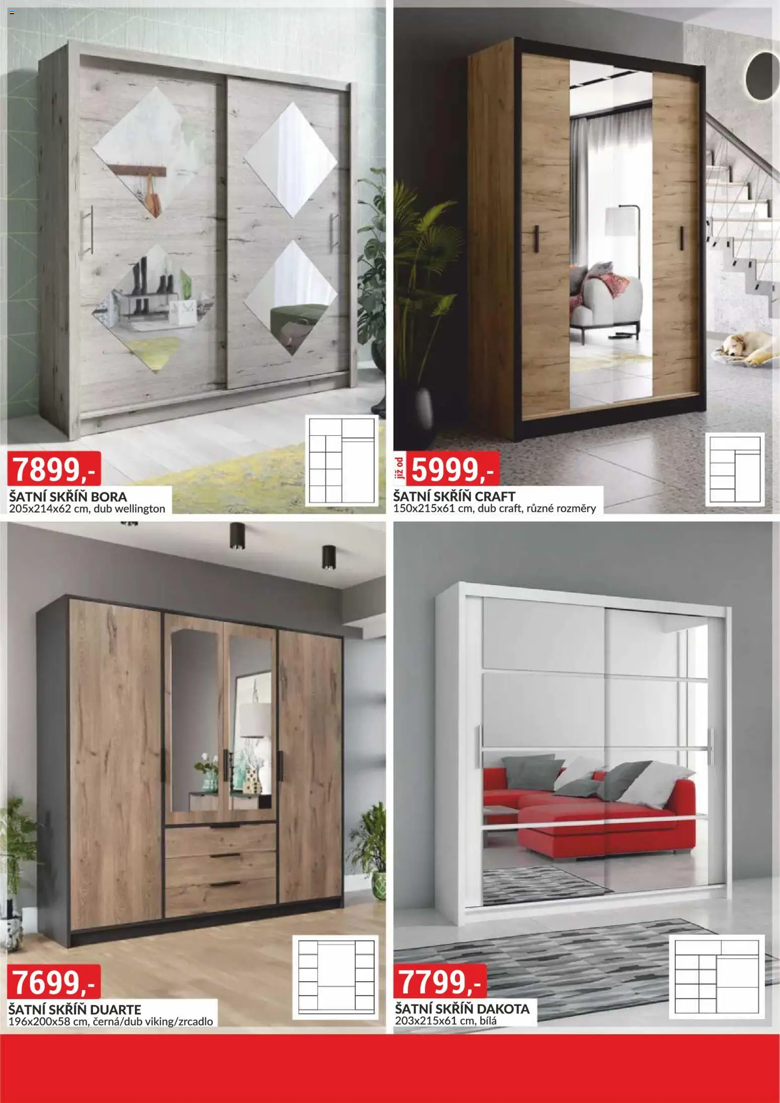 BAUMAX leták - Zařiďte si bydlení podle sebe od 01.03.2026 | Strana: 53 | Produkty: Šatní skříň, Skříň