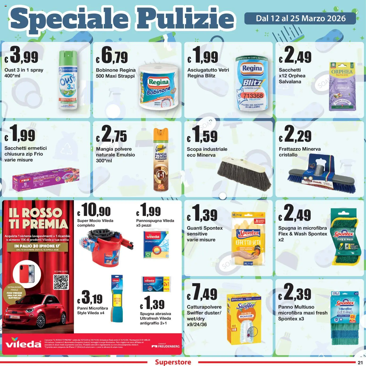 Volantino Sì con Te del 12.03.2026 | Pagina: 21 | Prodotti: Mocio, Guanti, Silicone, Asciugatutto