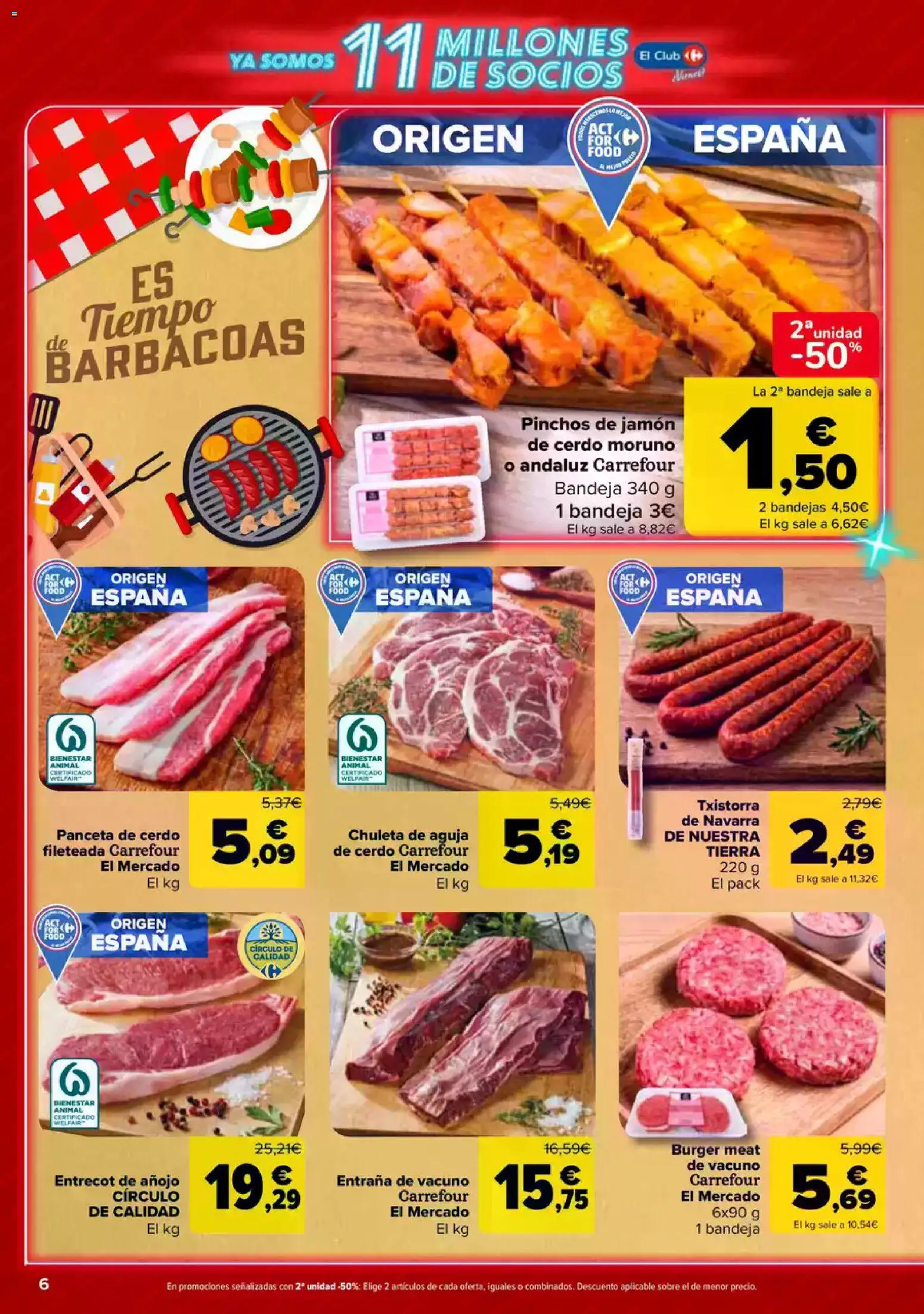 Carrefour folleto │ válido desde el 23.04.2026 | Página: 6 | Productos: Ηλεκτρικός φούρνος, Jamón, Cerdo, Bandeja