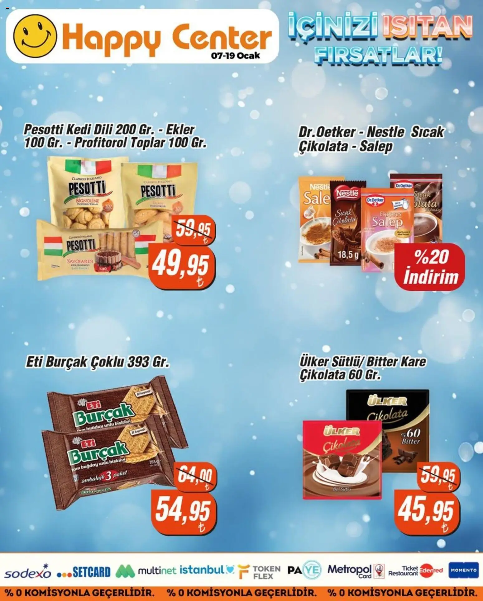 Happy Center Katalog - 07.01.2026 tarihinden itibaren geçerlidir | Sayfa: 5 | Ürünler: Toplar, Sıcak çikolata, Ocak, Bisküvi