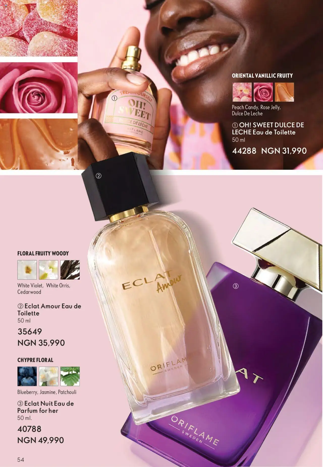 Oriflame - Catalogue  valid from 01.07.2025 | Page: 54 | Products: Eau de toilette, Peach