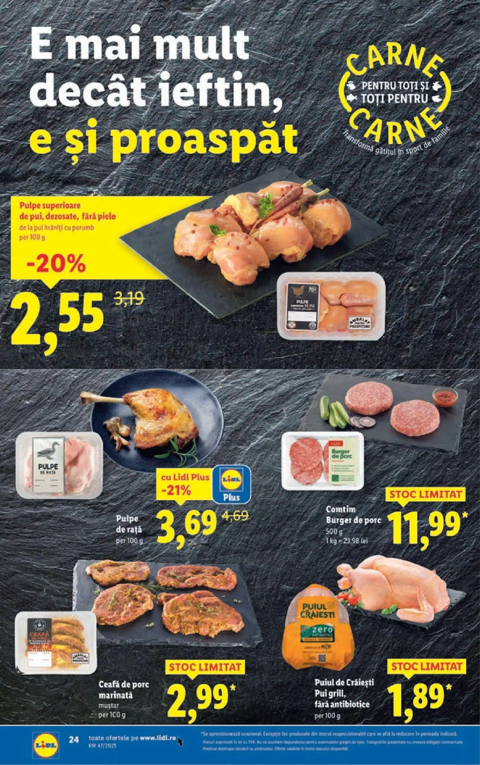 Noul catalog Lidl – valabil de la 17.11.2025 | Pagină: 24 | Produse: Keçeli kalem, Hacıyatmaz Kedi Oyuncağı, Rață, Porumb