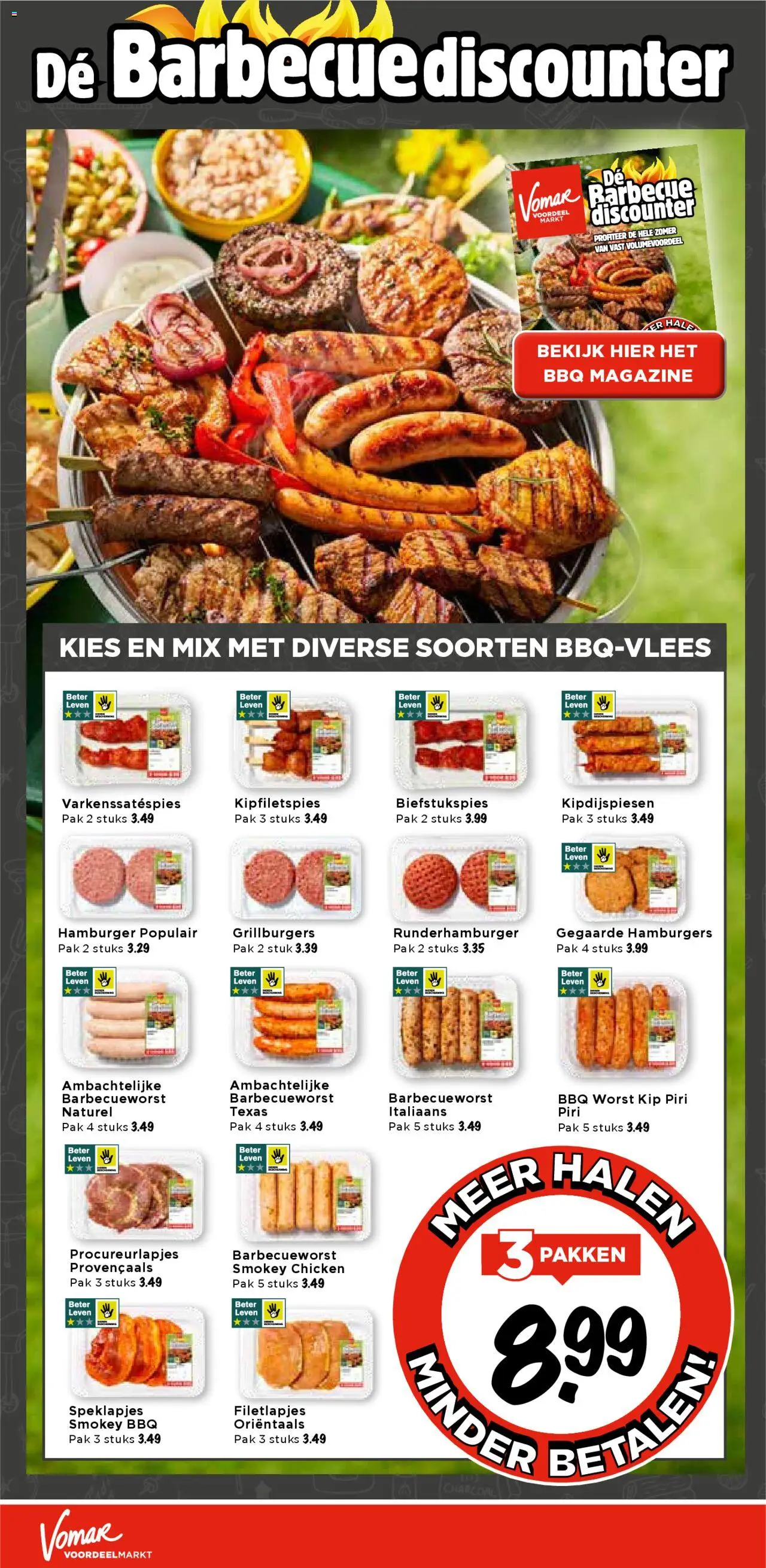  | Pagina: 16 | Producten: Hamburger, Worst, Kip