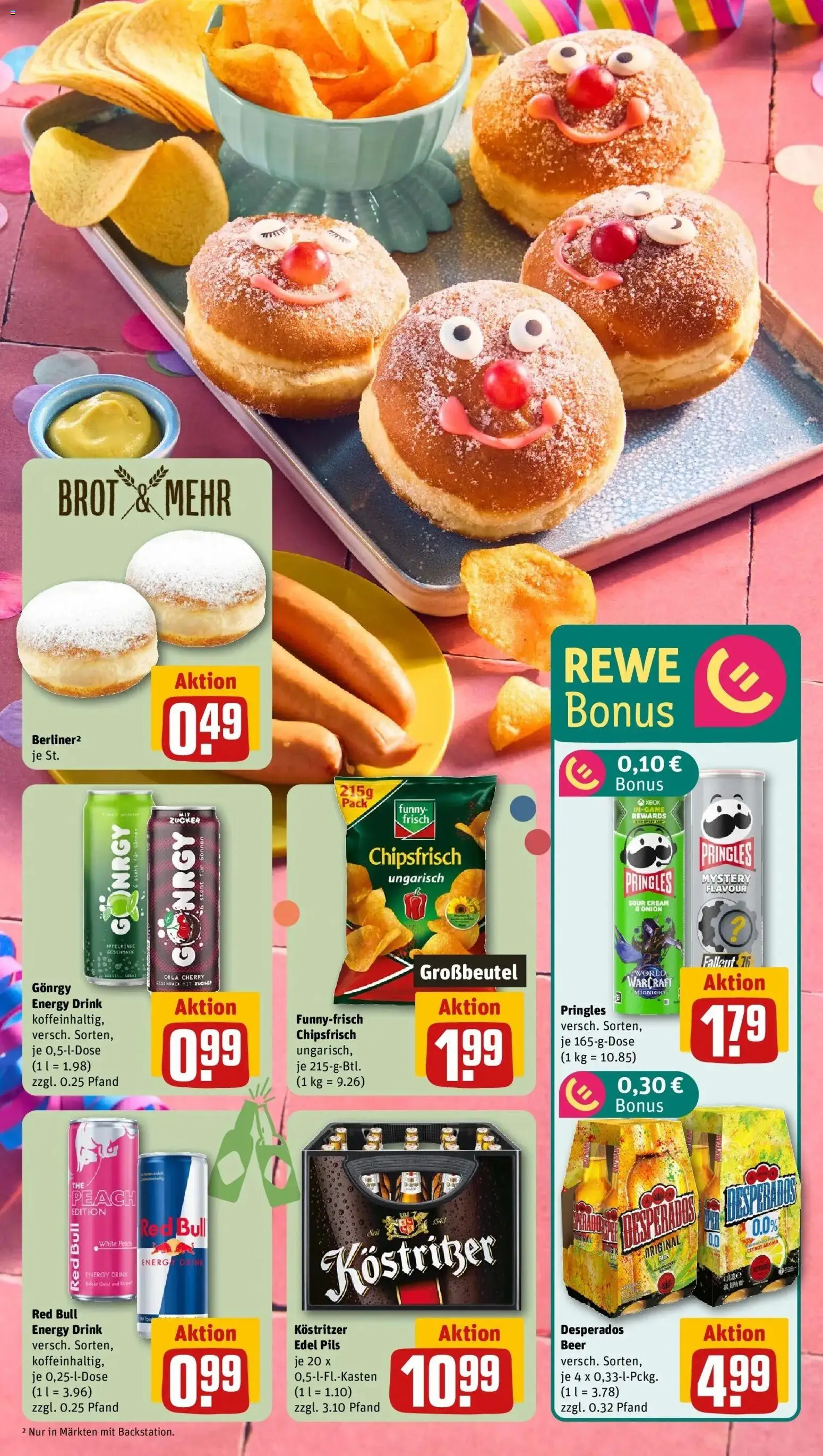 Rewe prospekt Stadtroda	 – gültig ab 09.02.2026 | Seite: 9 | Produkte: Berliner, Xbox, Energy, Zucker