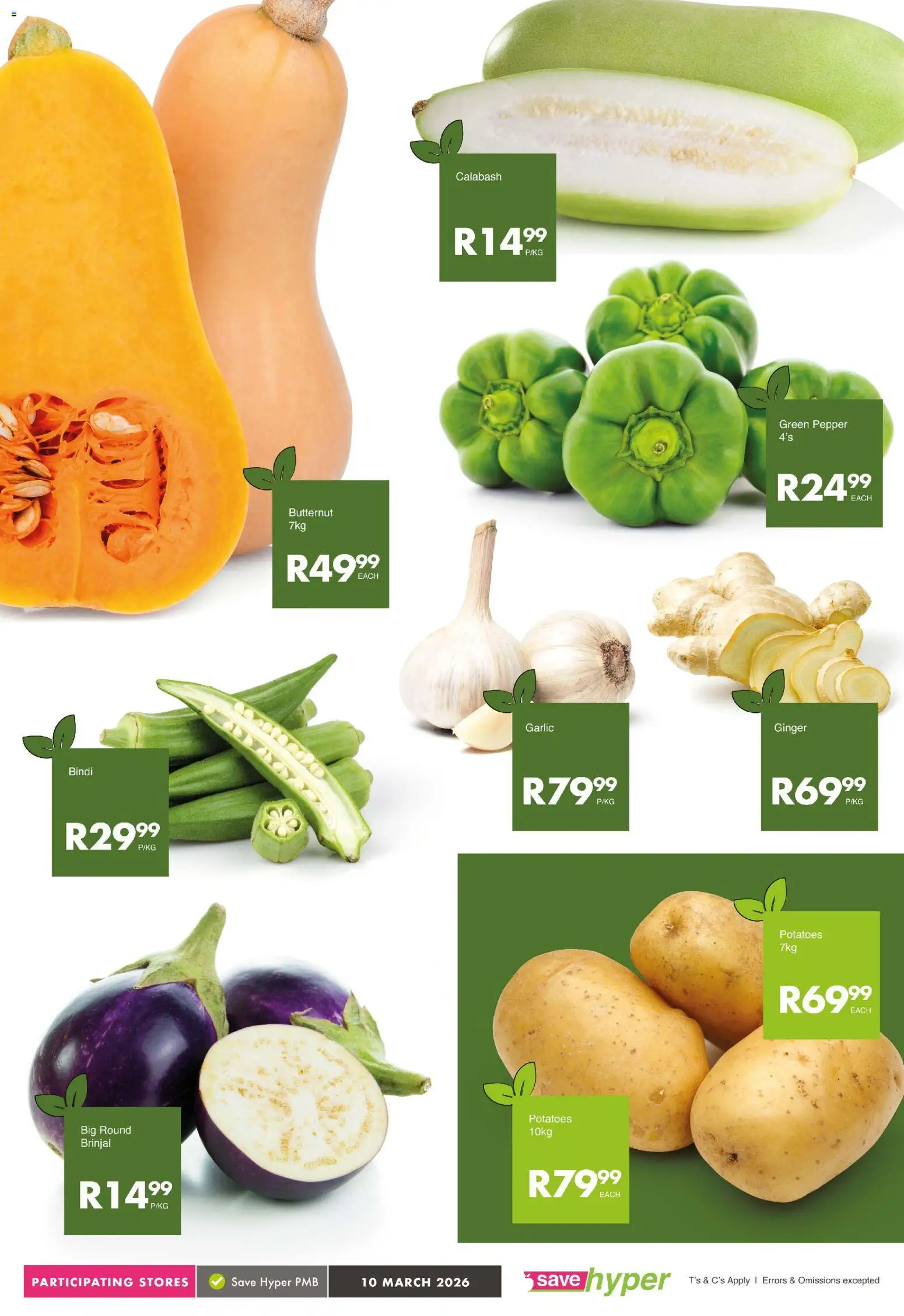 New Save catalogue – valid from 10.03.2026 | Page: 6 | Products: Potatoes, Pepper, Garlic