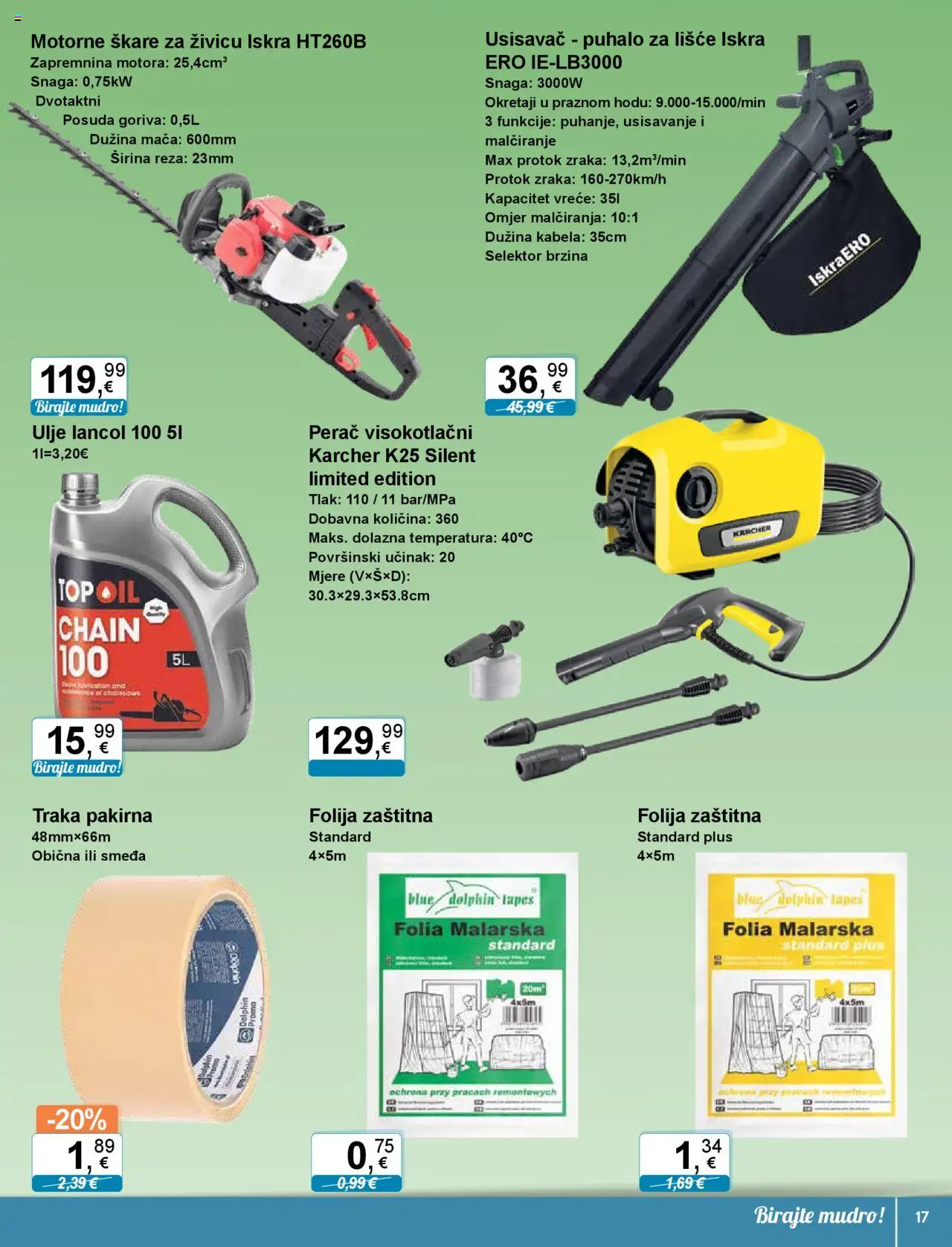 KTC katalog | vrijedi od 28.08.2025 | Stranica: 17 | Proizvodi: Usisavač, Ulje, Škare, Kärcher